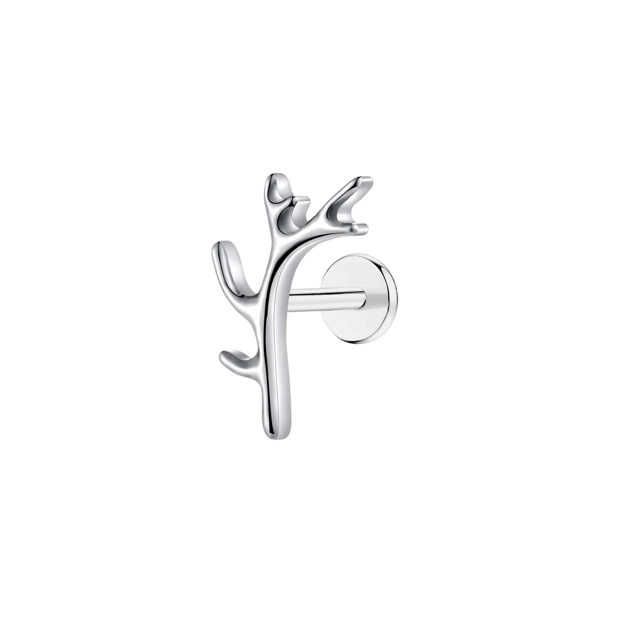 Antler Flat Back Stud (right) - Image 2
