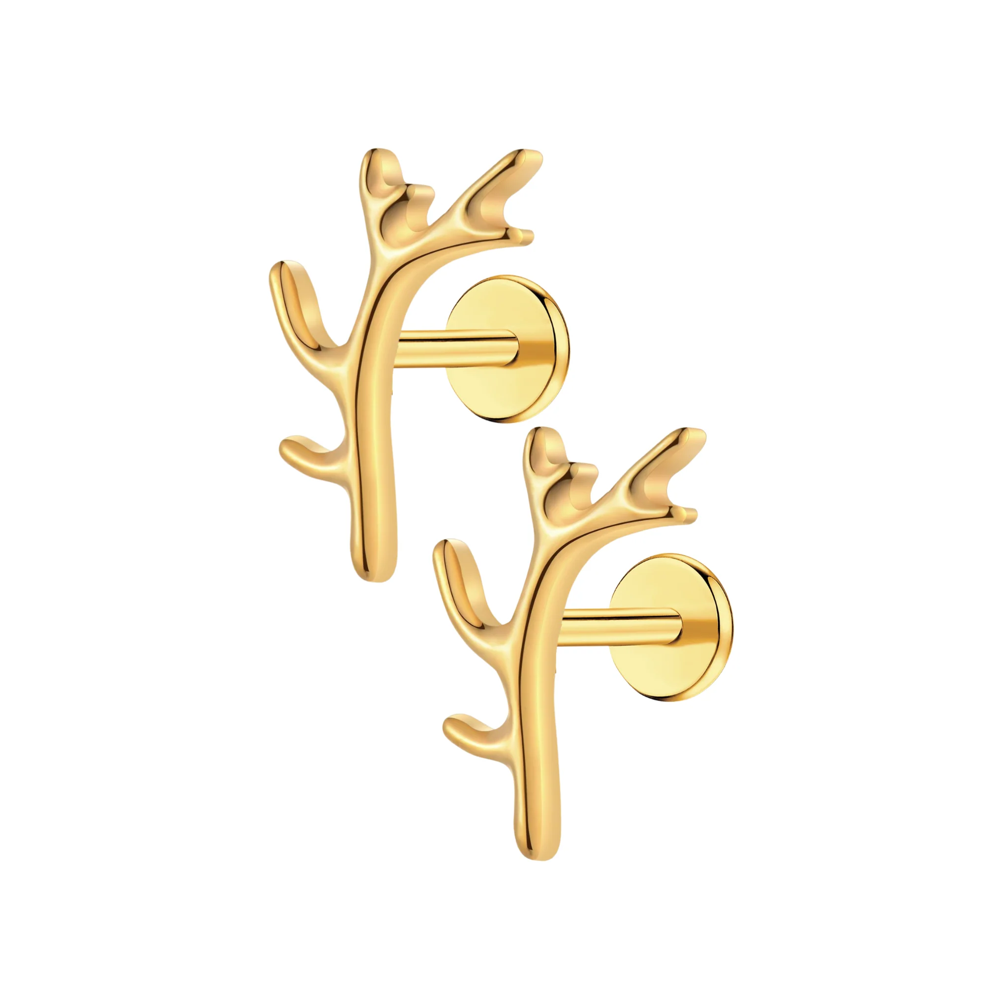 Antler Flat Back Stud (right) - Image 7