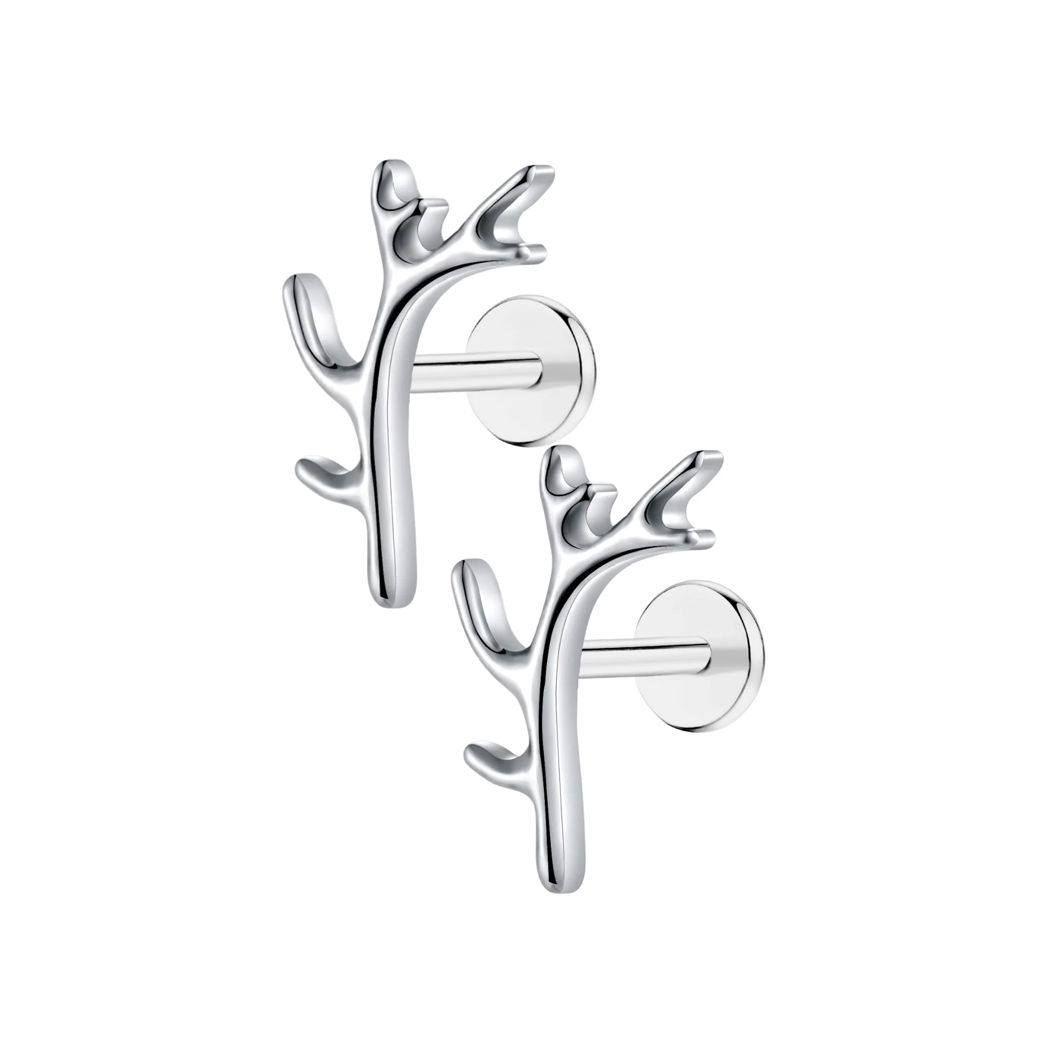 Antler Flat Back Stud (right) - Image 8