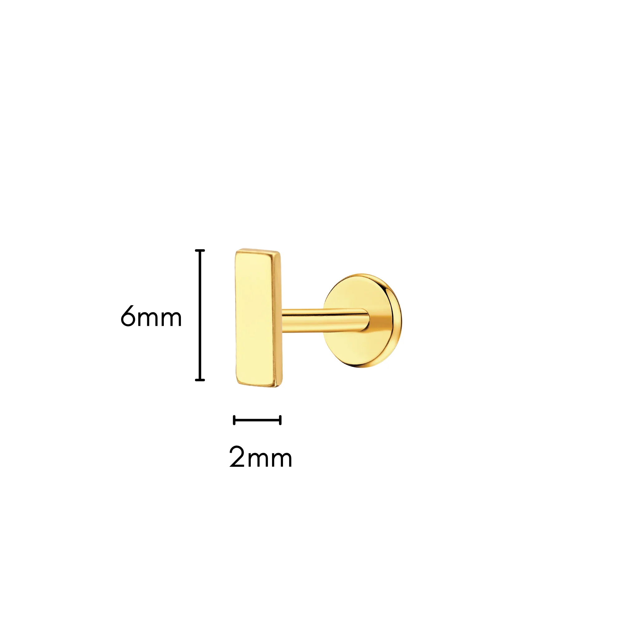 Bar Flat Back Stud - Image 4