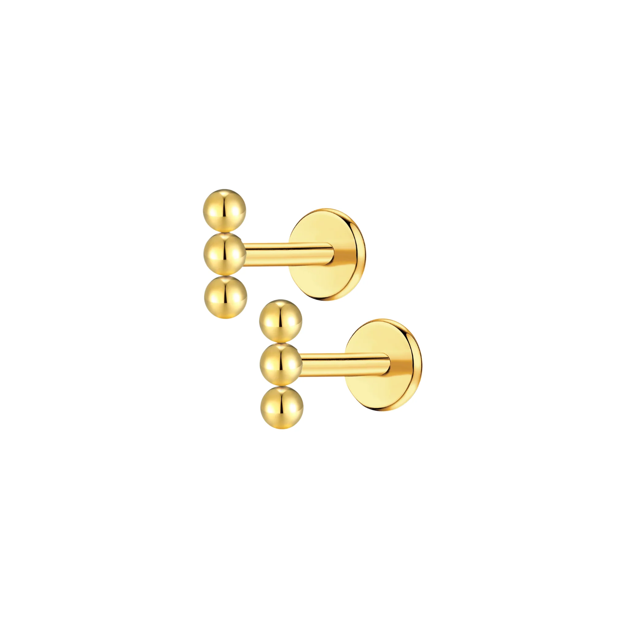 Beaded Bar Flat Back Stud - Image 8