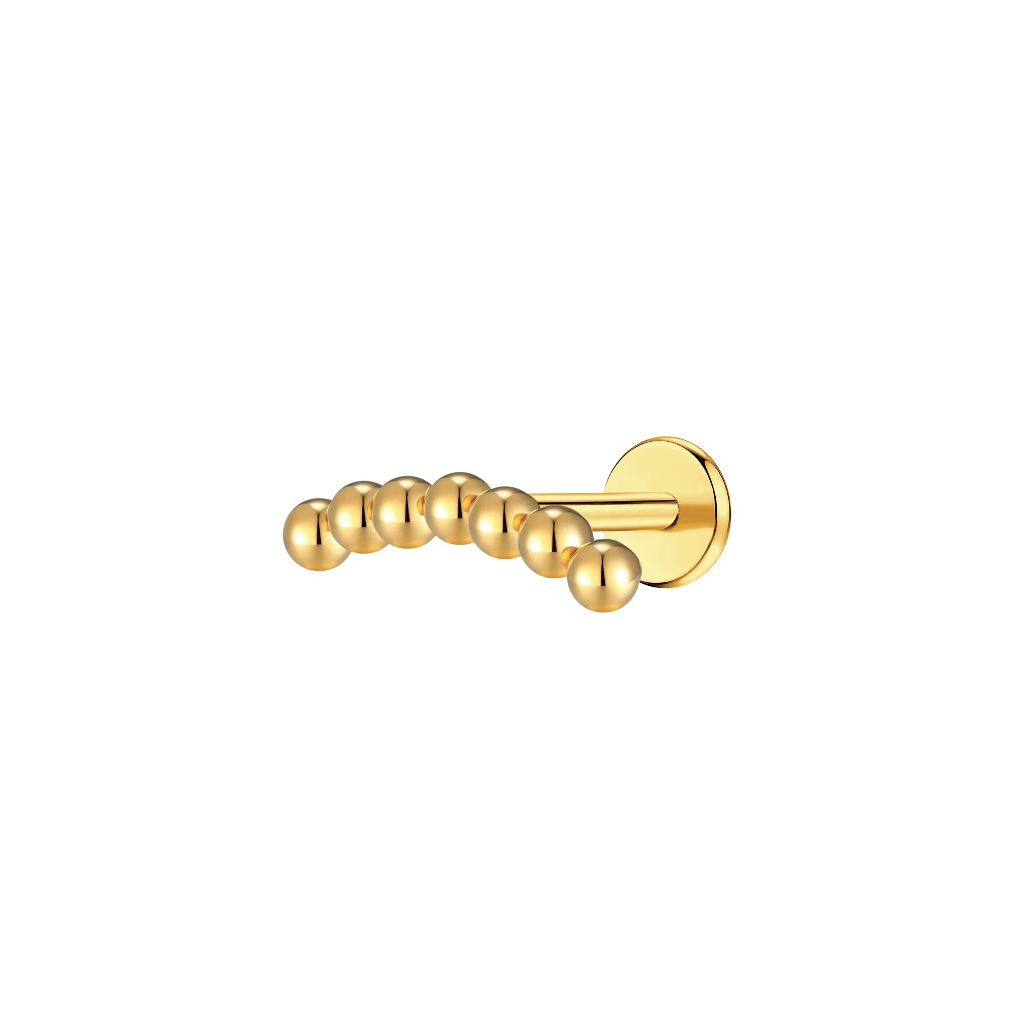 Beaded Crawler Flat Back Stud