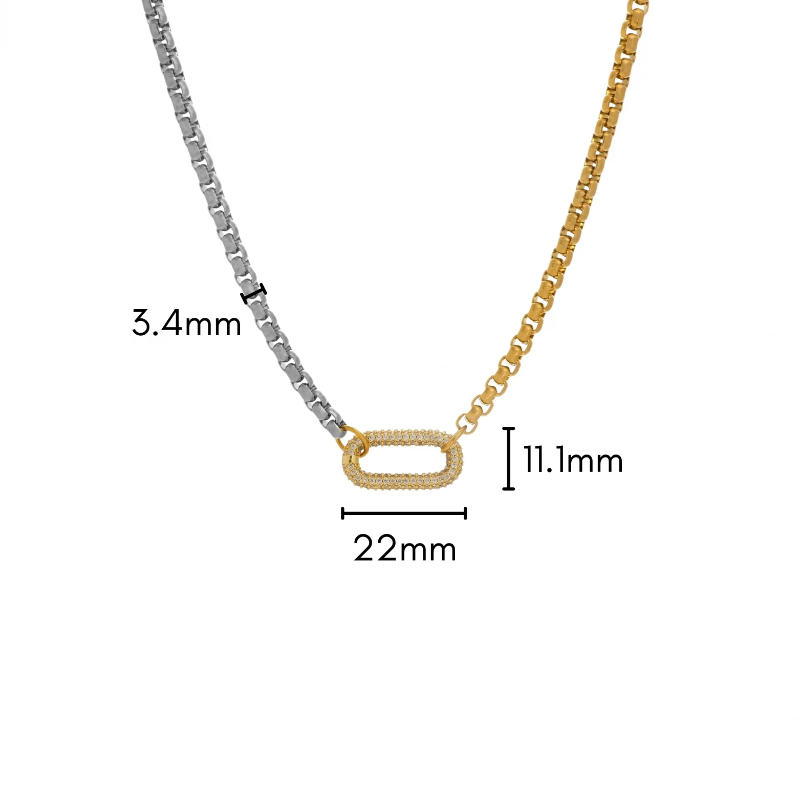 Box Chain Necklace - Image 4