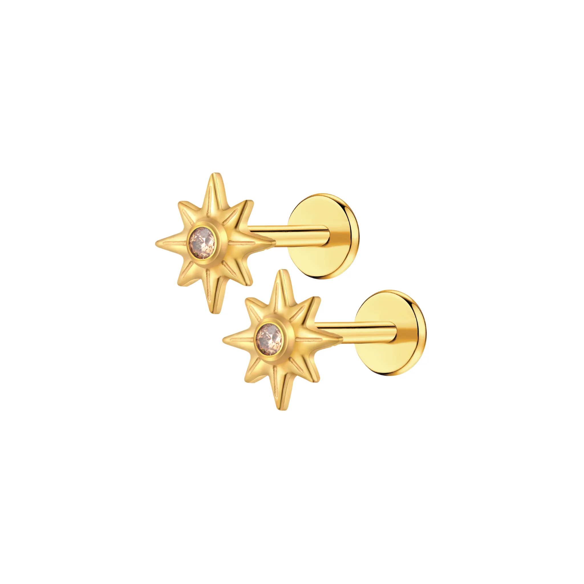 Topaz Nova Flat Back Stud - Image 11
