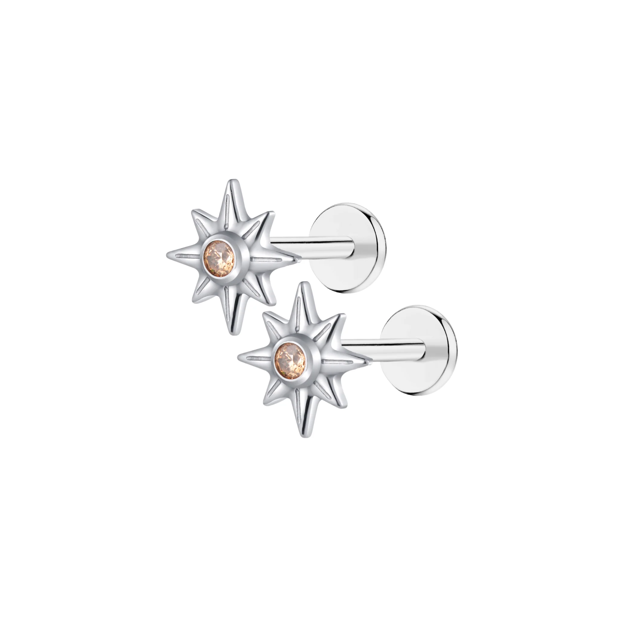 Topaz Nova Flat Back Stud - Image 12