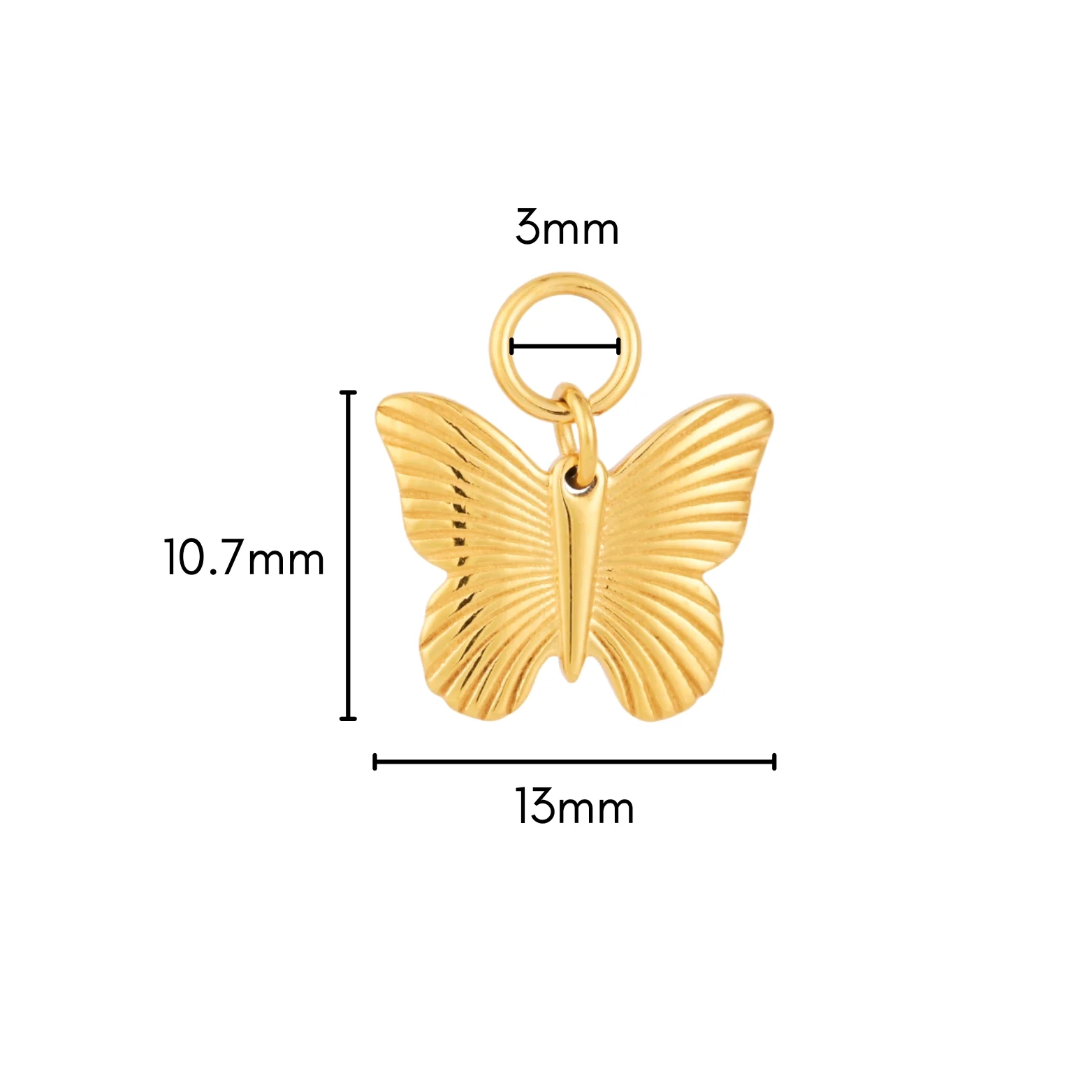 Butterfly Hoop Charm - Image 8