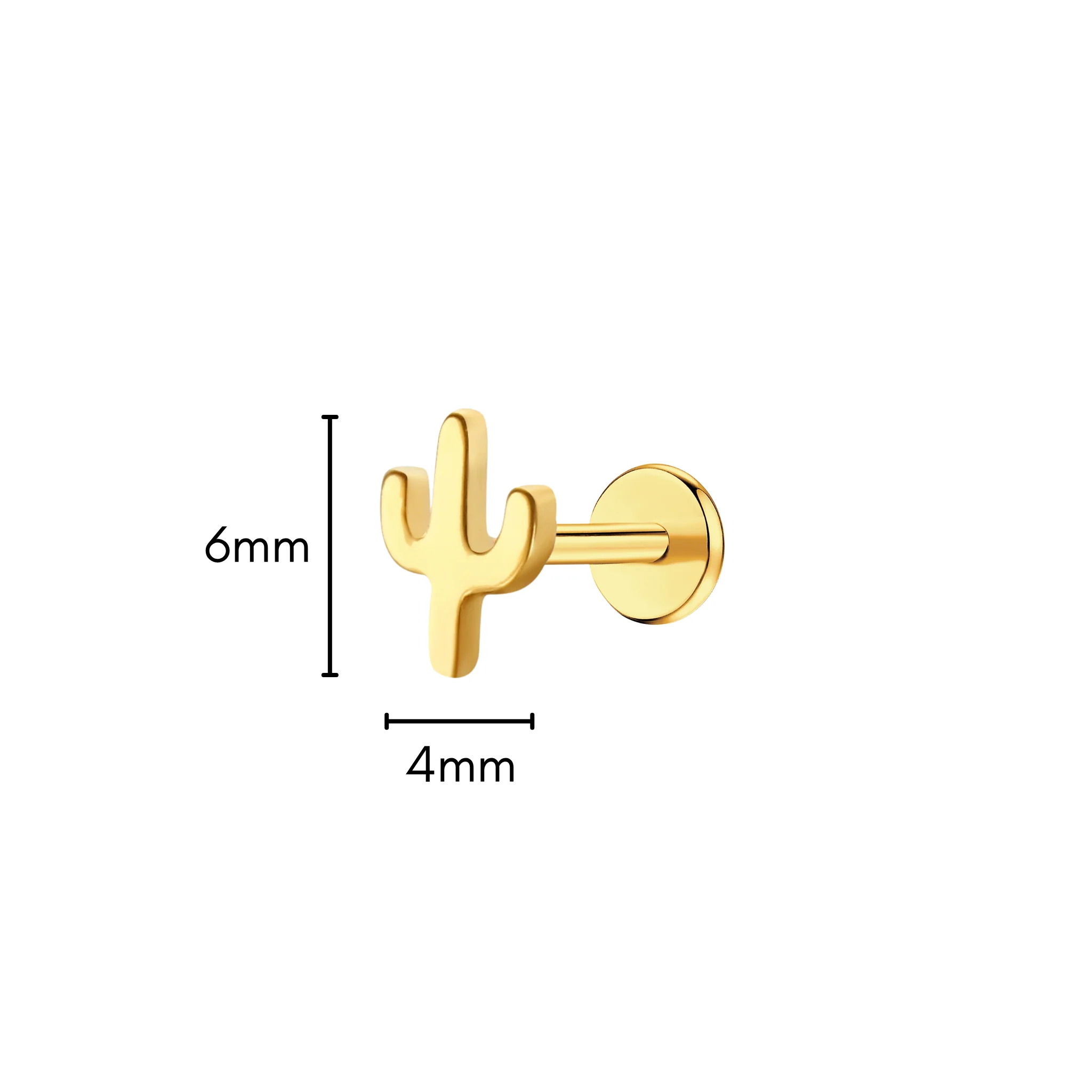 Cactus Flat Back Stud - Image 5
