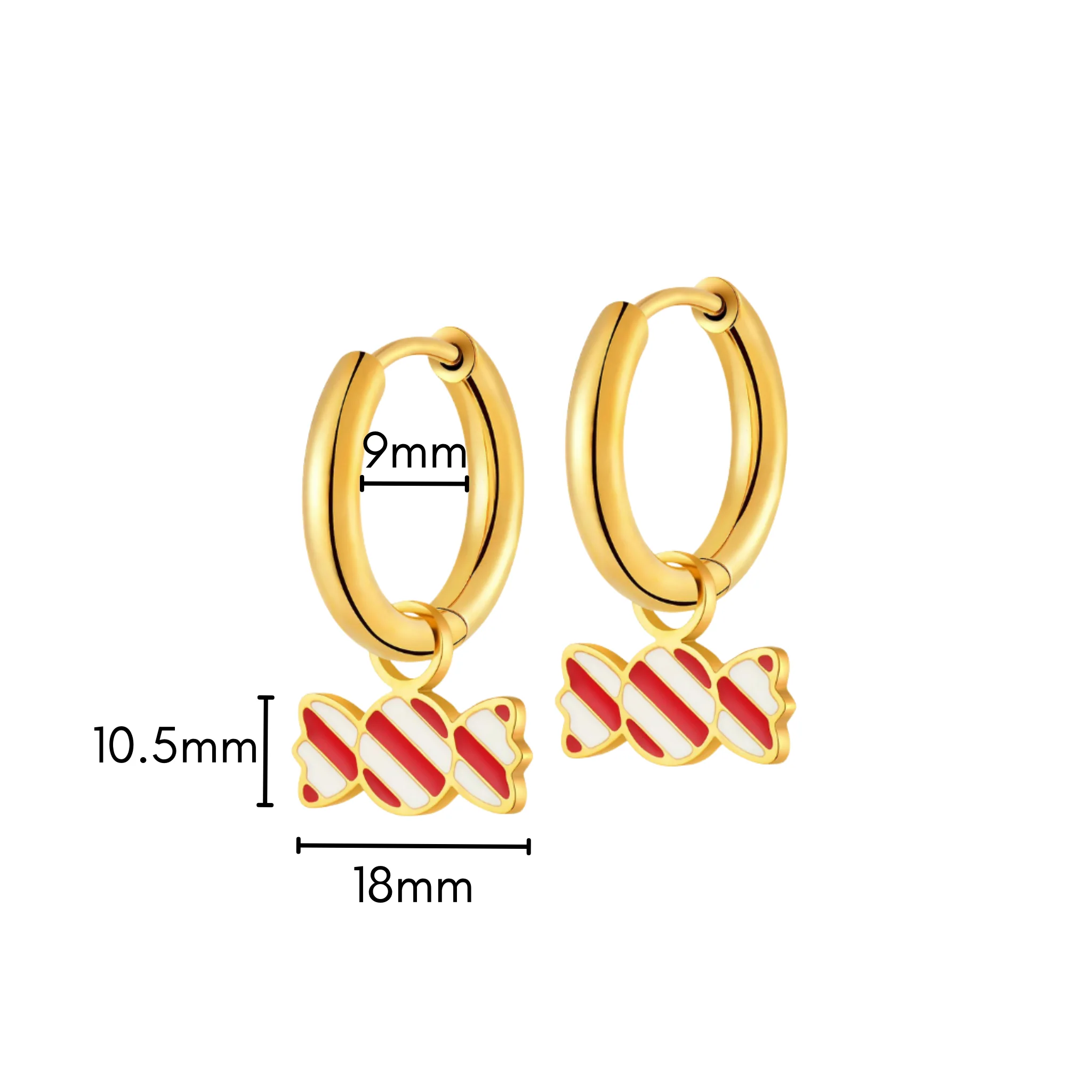 Candy Charm Hoops - Image 4