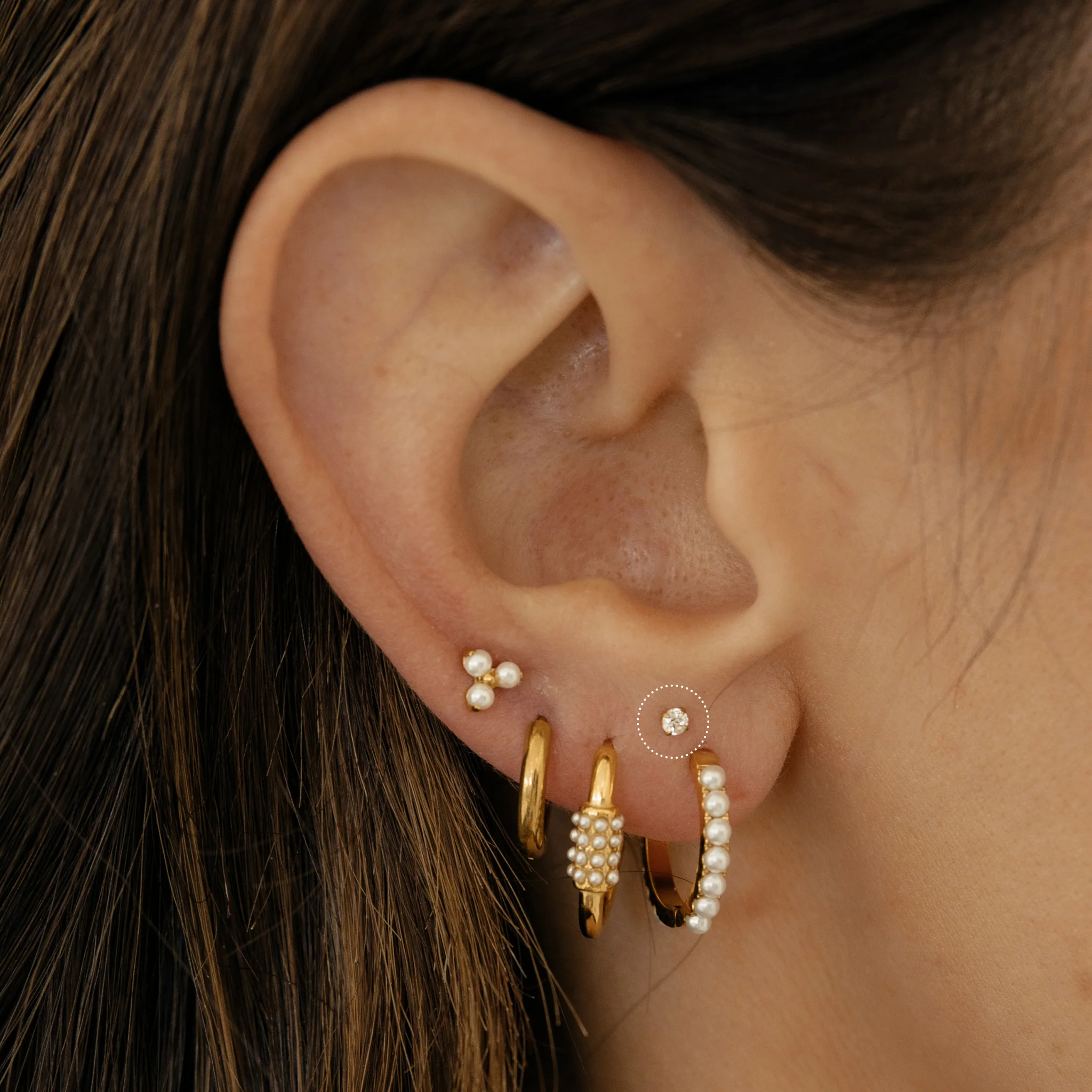 Classy Girl Flat Back Stud (multiple sizes) - Image 4