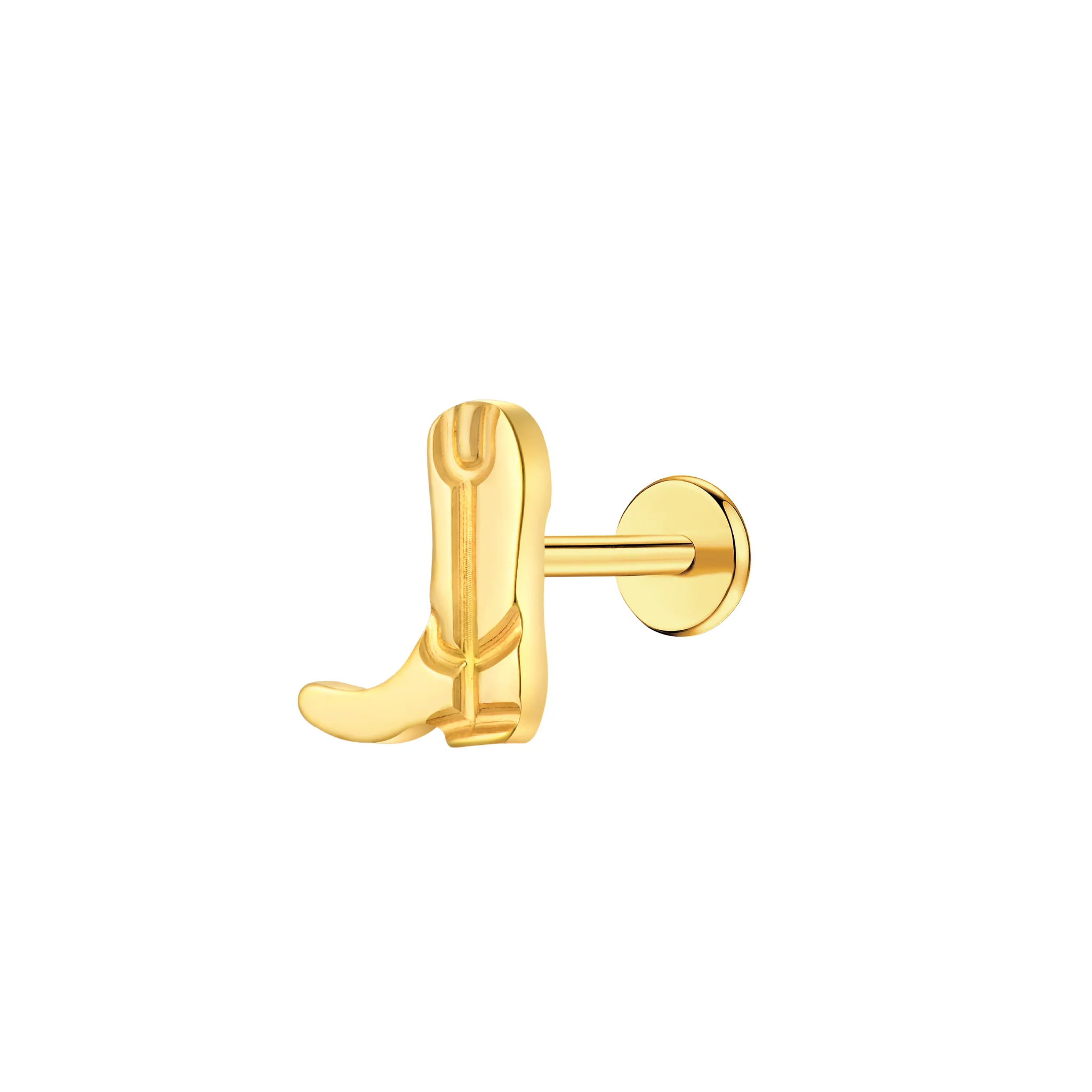 Cowboy Boot Flat Back Stud (left)