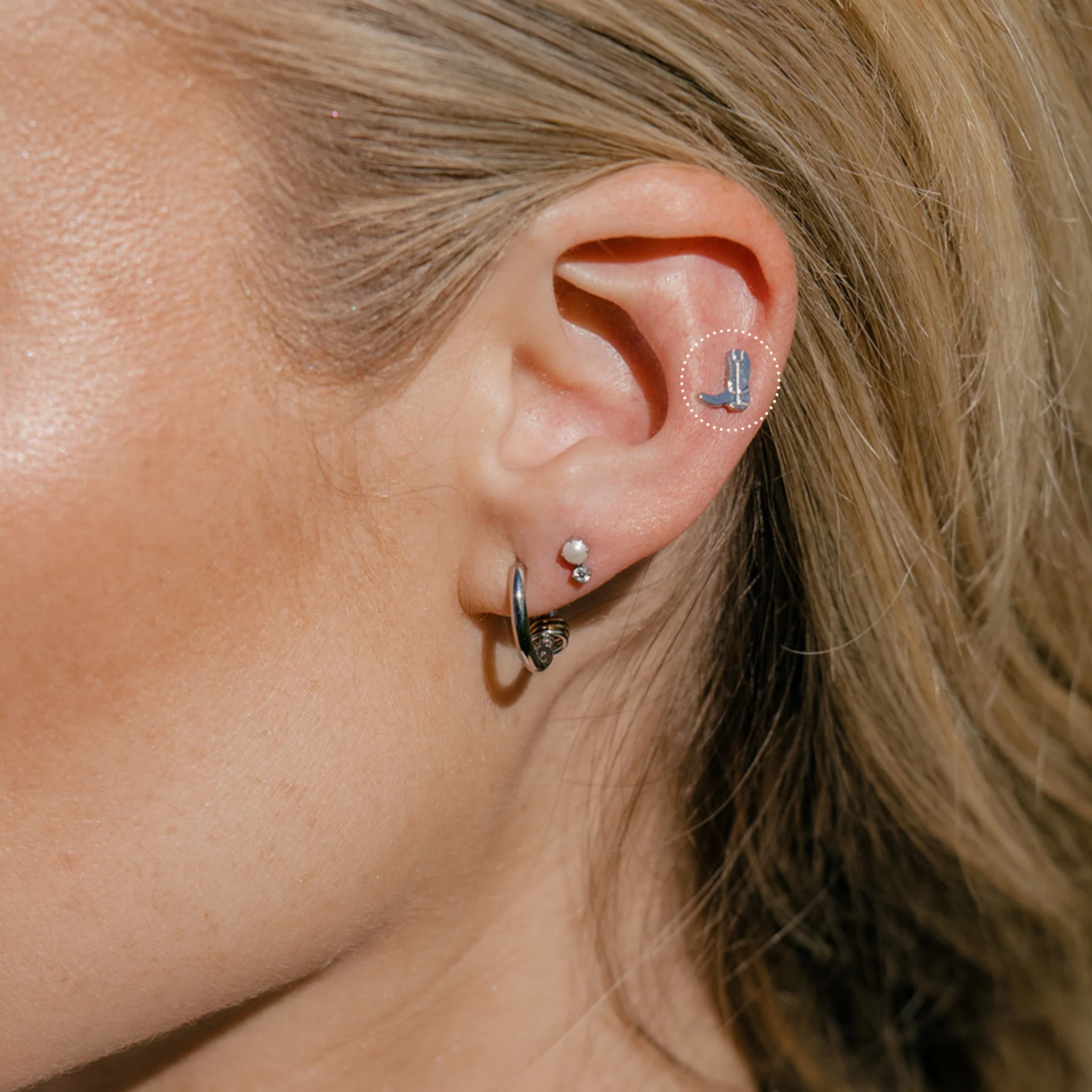 Cowboy Boot Flat Back Stud (left) - Image 4