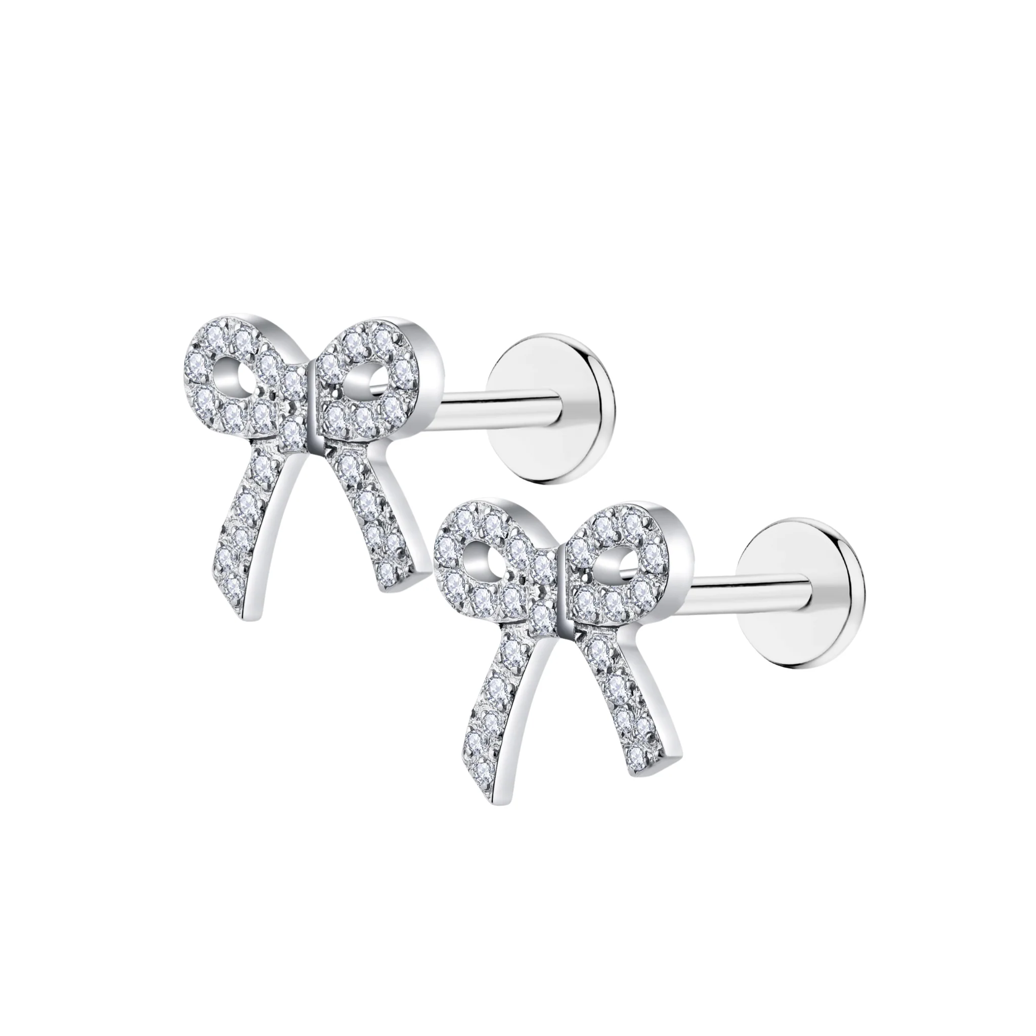 Crystal Bow Flat Back Stud - Image 10