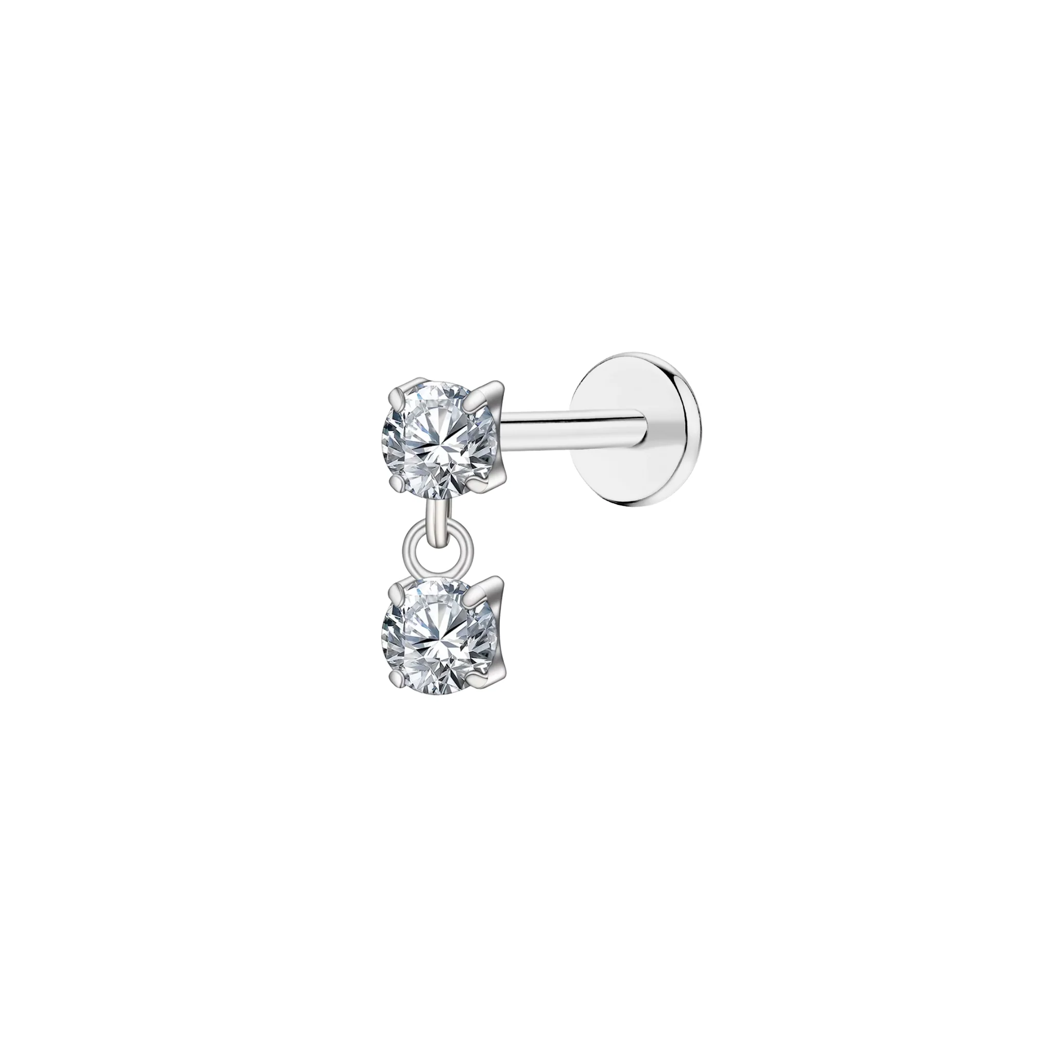 Crystal Cascade Flat Back Stud - Image 2