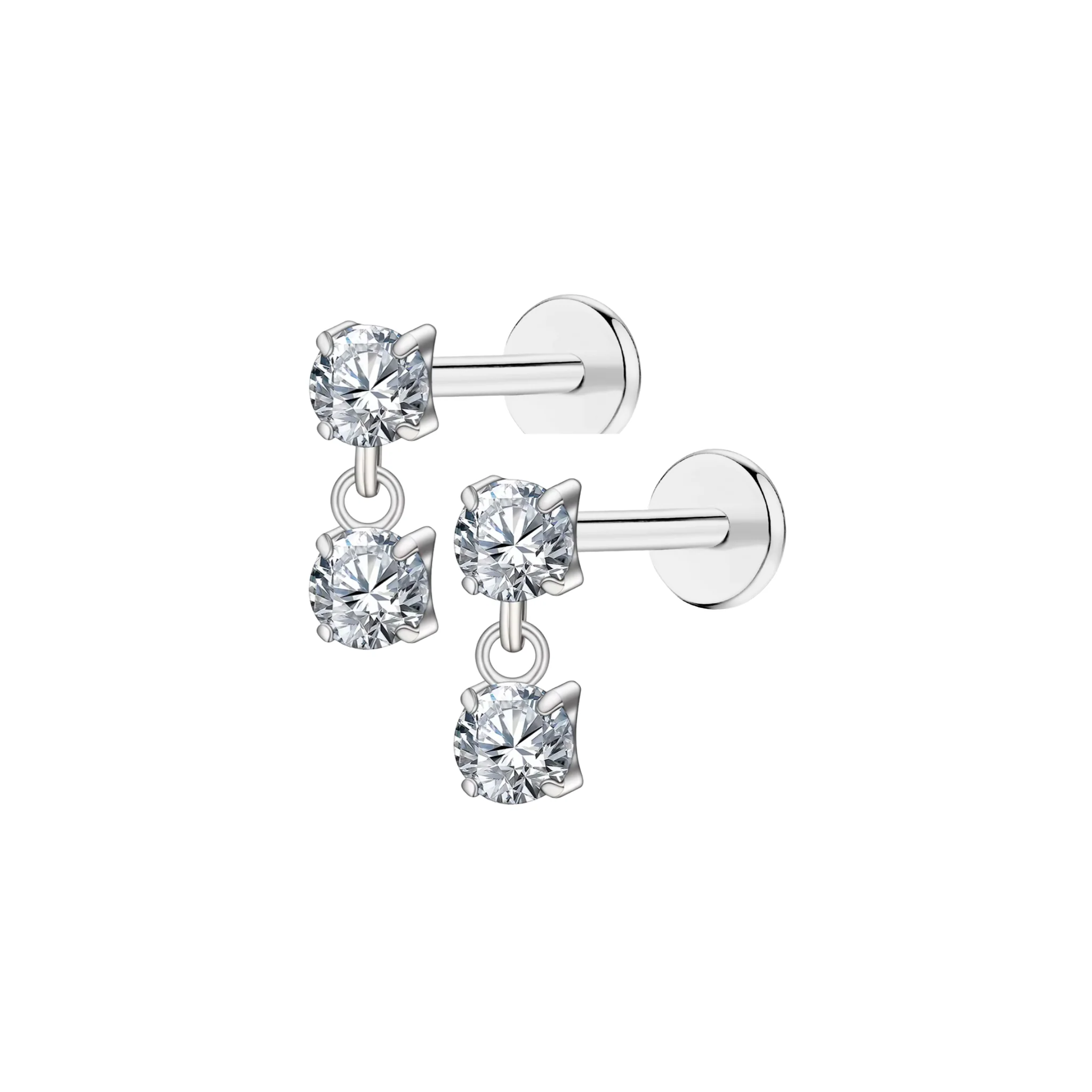 Crystal Cascade Flat Back Stud - Image 8