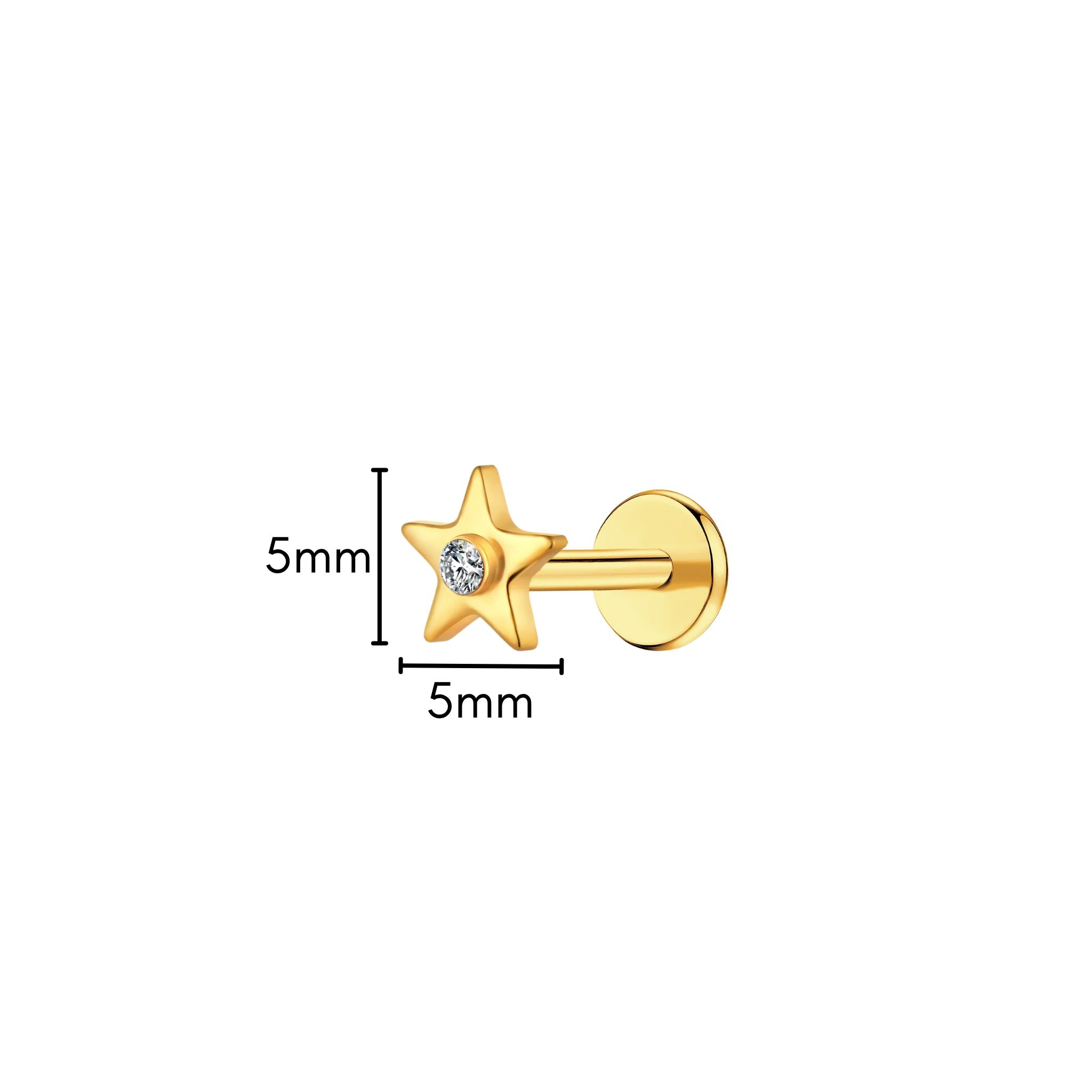 Desert Star Flat Back Stud - Image 6