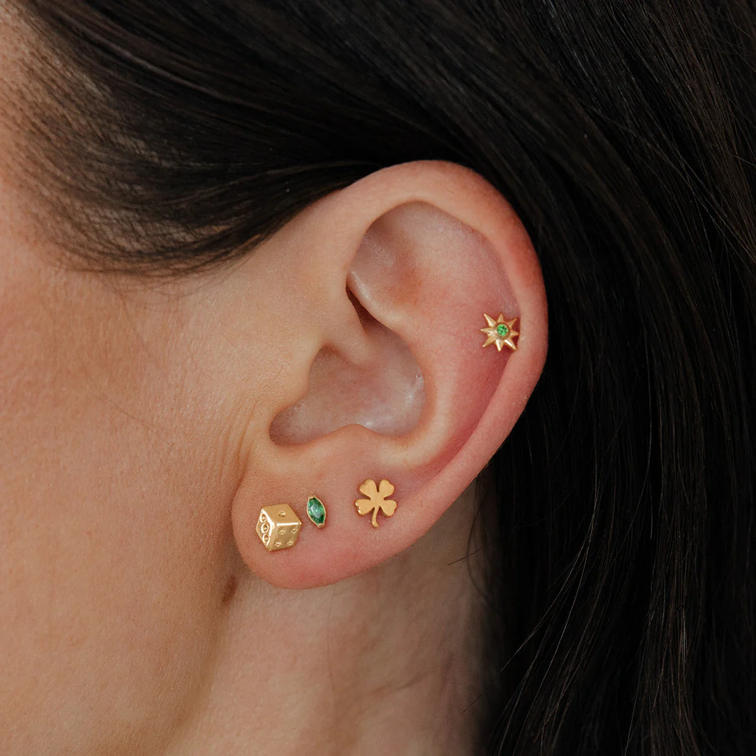 Lucky Dice Flat Back Stud - Image 5