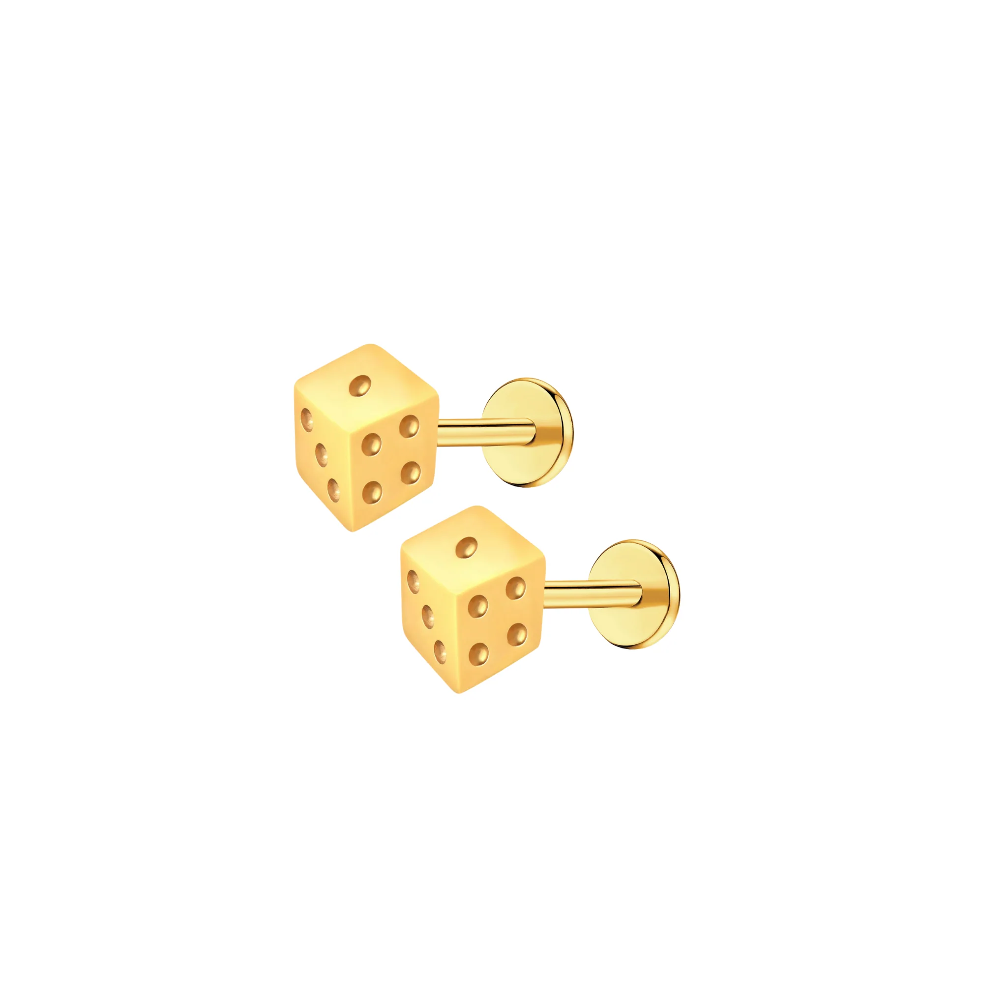 Lucky Dice Flat Back Stud - Image 8