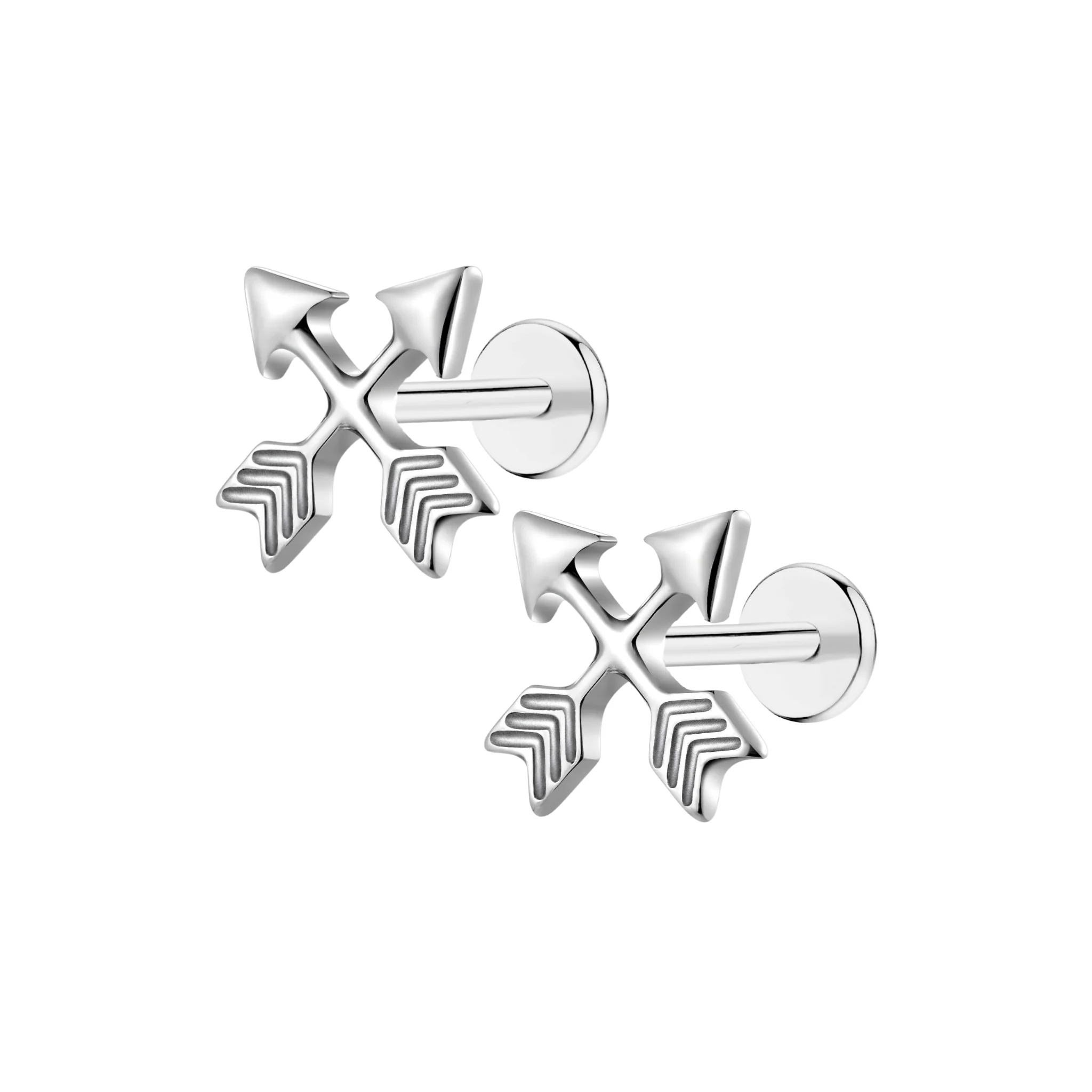 Double Arrow Flat Back Stud - Image 10