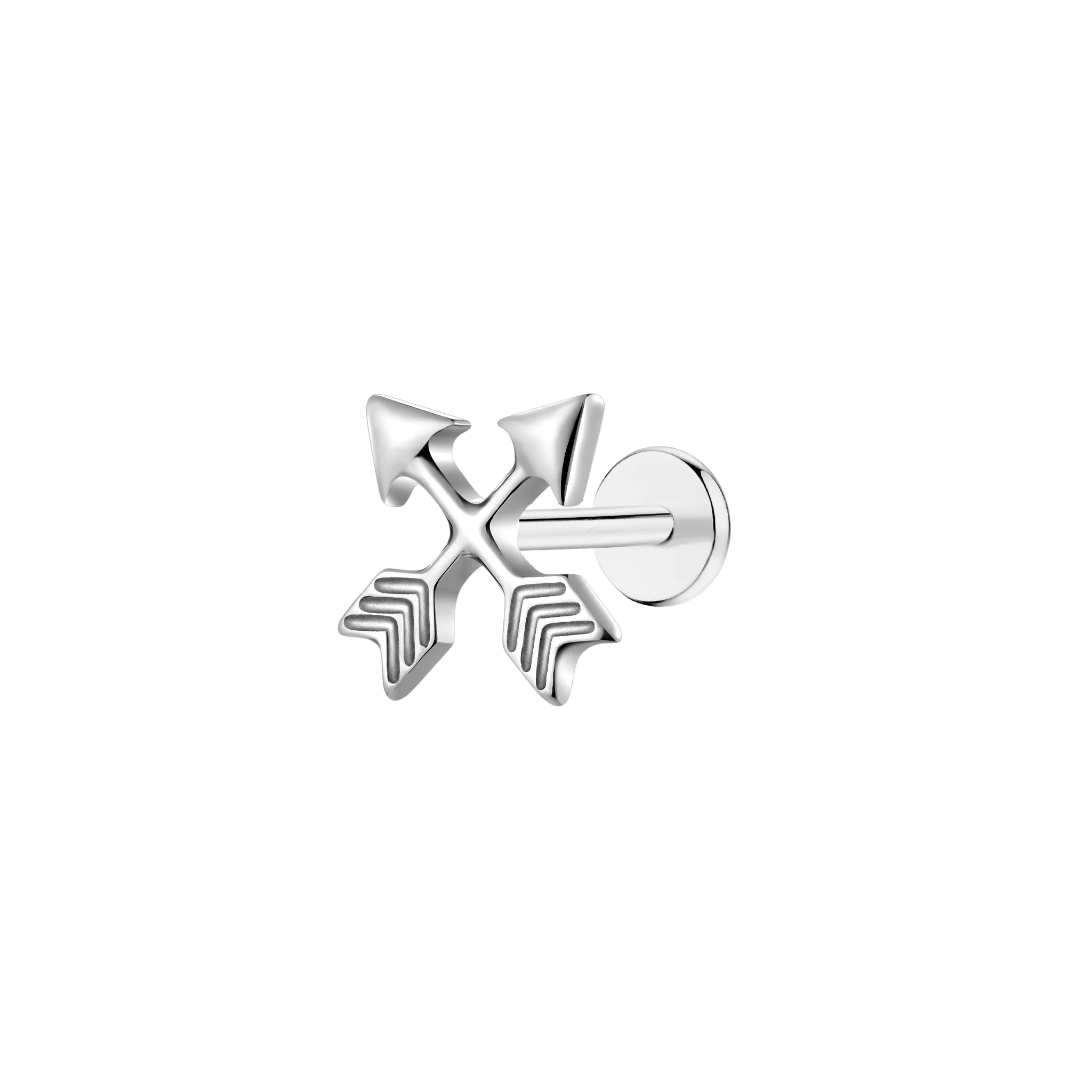 Double Arrow Flat Back Stud - Image 2