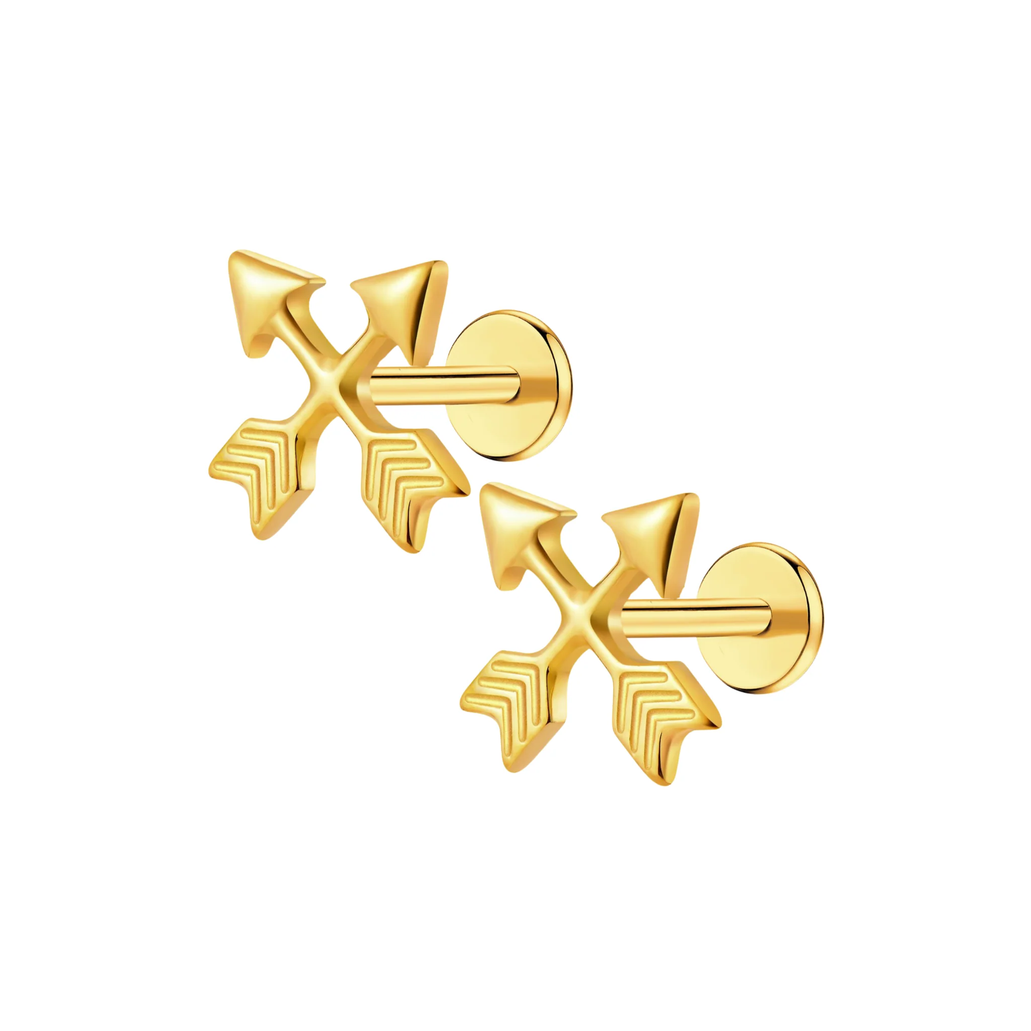 Double Arrow Flat Back Stud - Image 9
