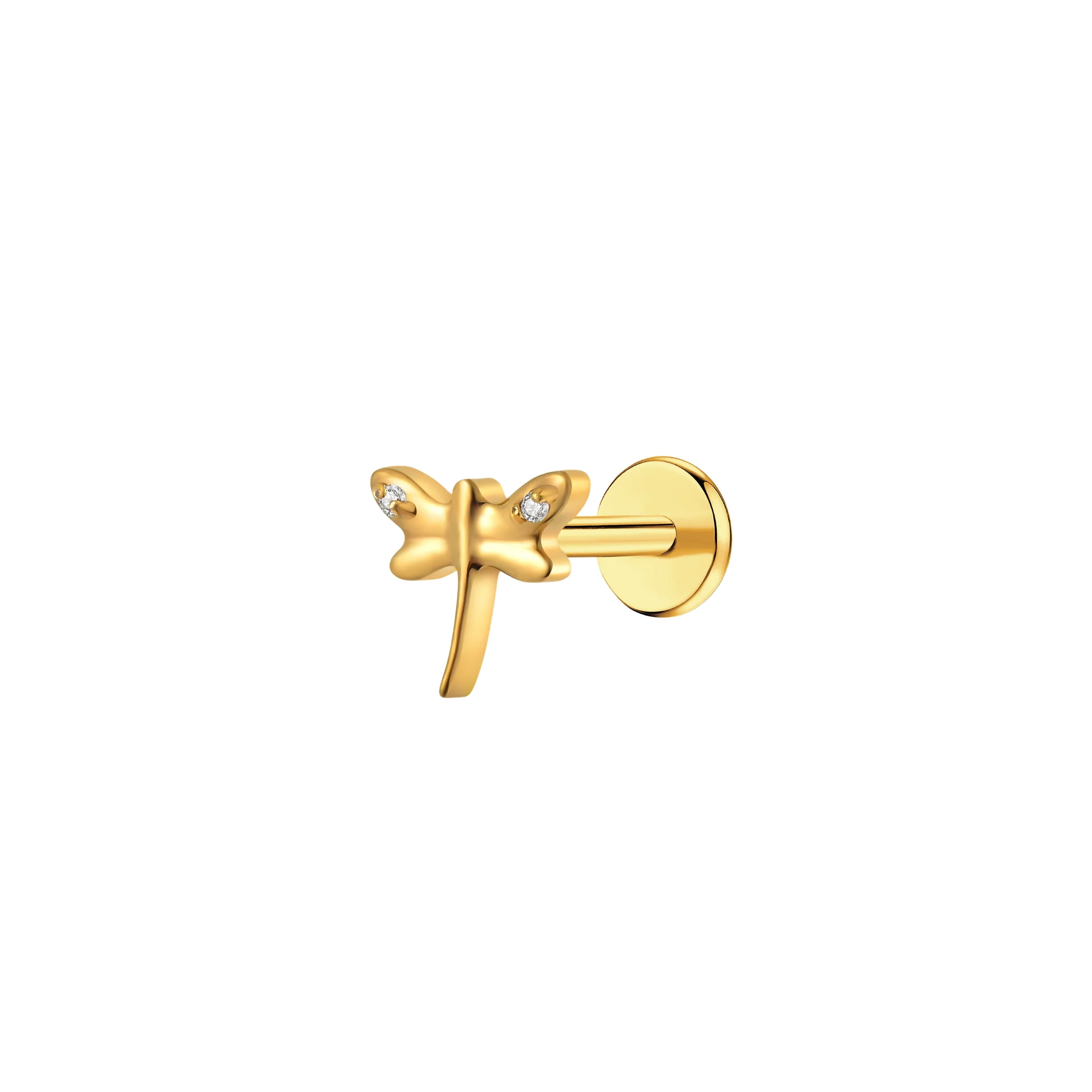 Dragonfly Flat Back Stud