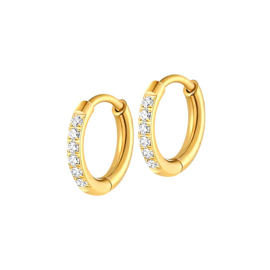 Dress Me Up Hoops in Titanium (multiple sizes) - Image 5