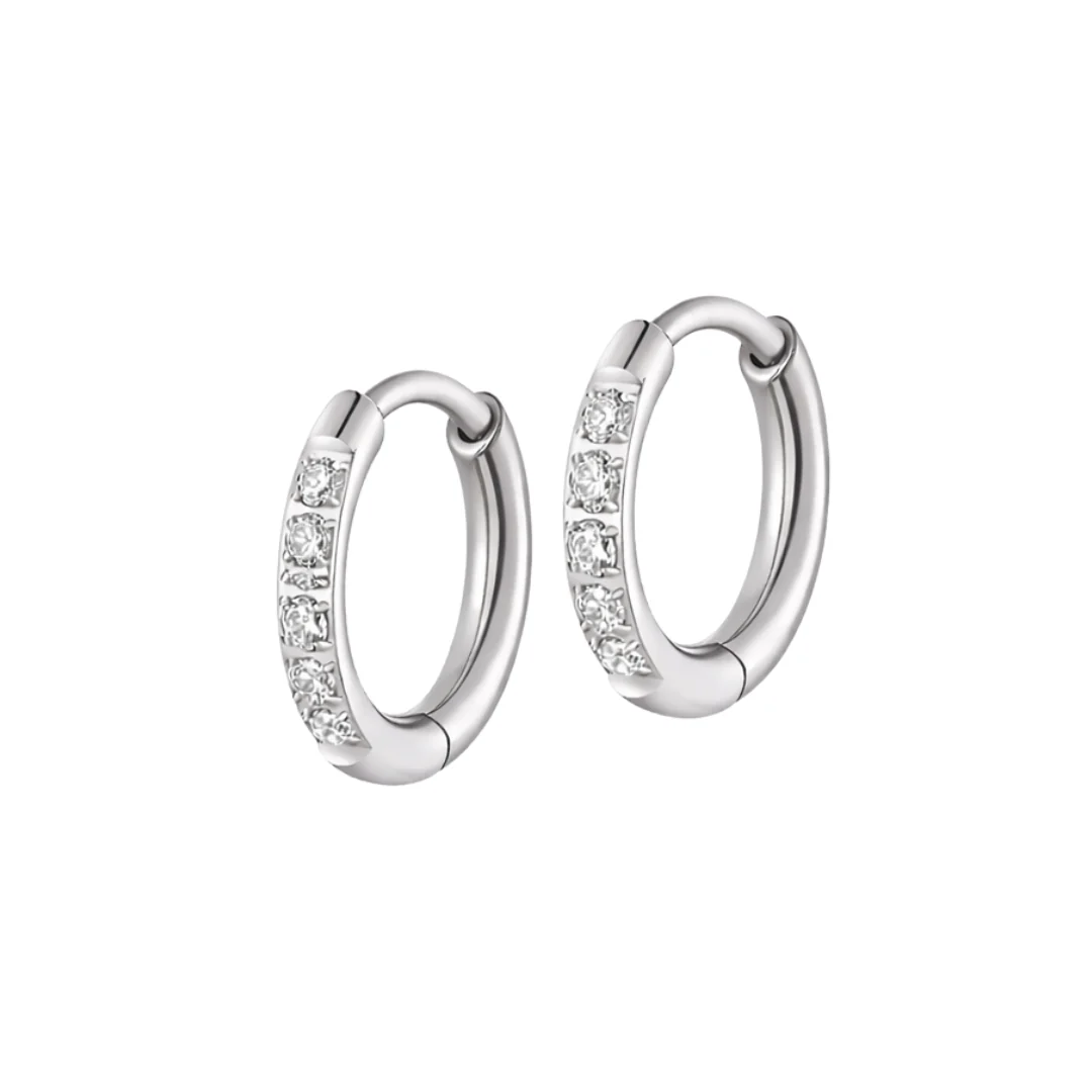 Dress Me Up Hoops in Titanium (multiple sizes) - Image 6