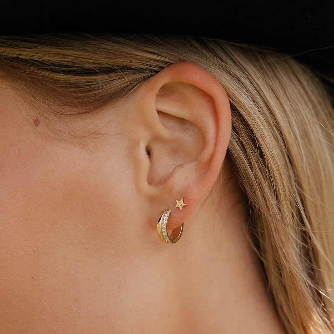 Duo Clicker Hoops in Titanium - Image 4