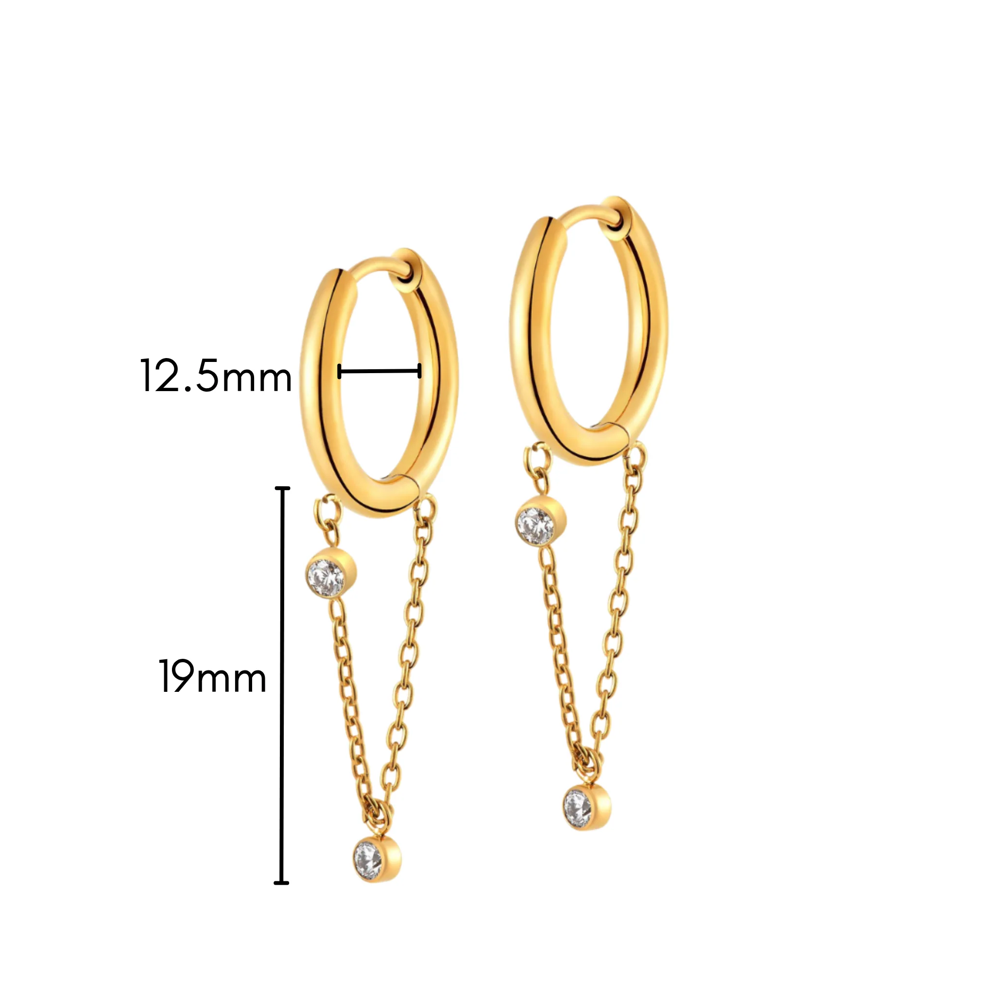 Endless Horizon Hoops in Titanium - Image 3