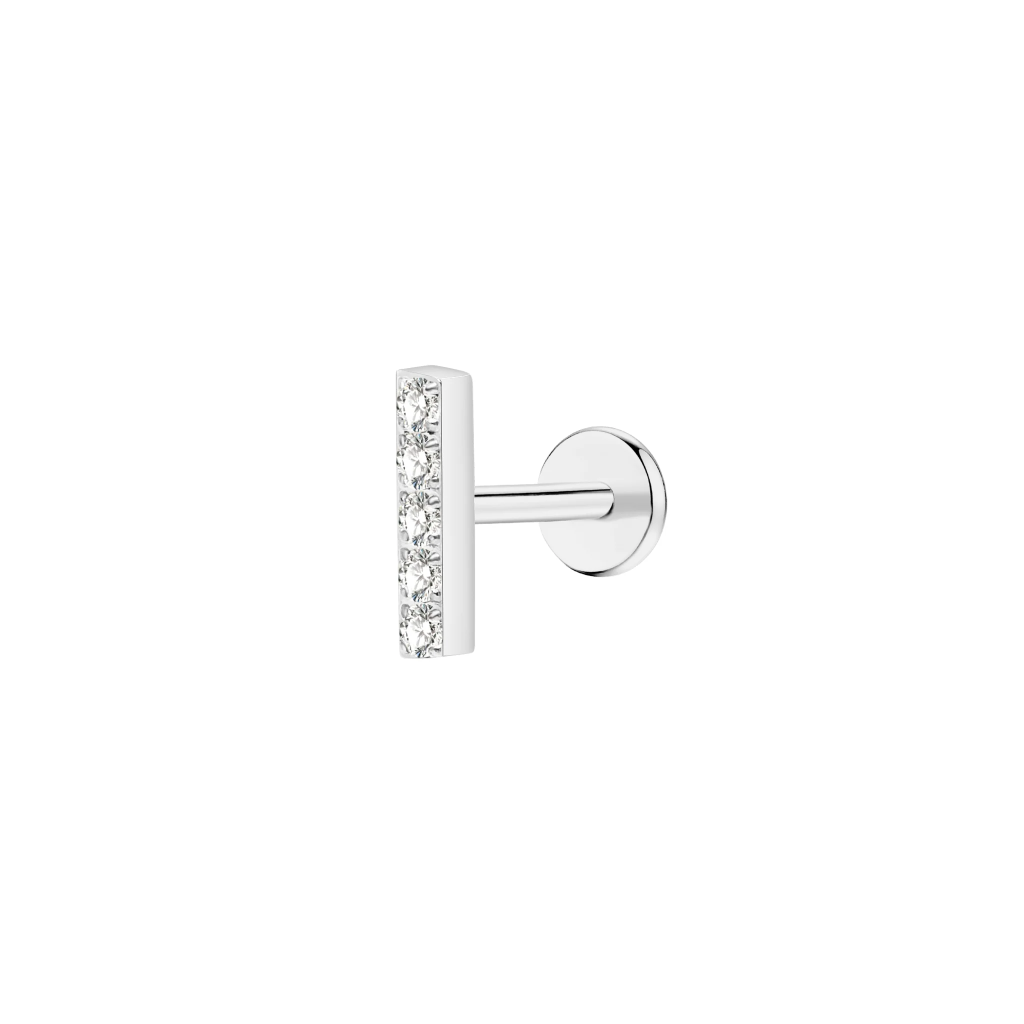 Gem Bar Flat Back Stud - Image 2