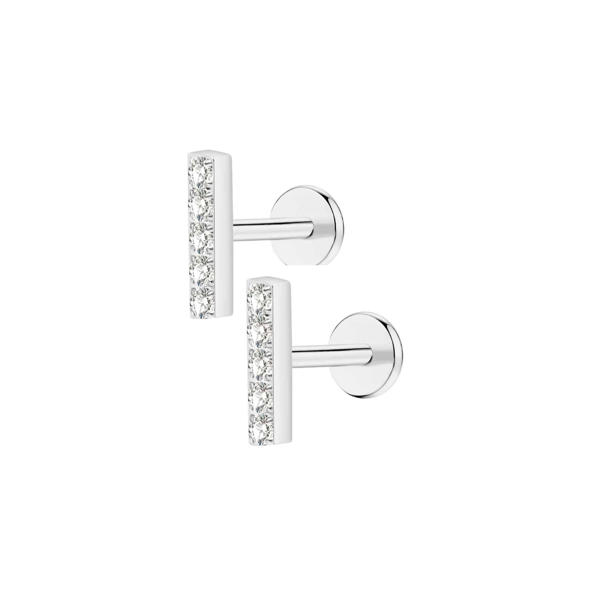 Gem Bar Flat Back Stud - Image 9