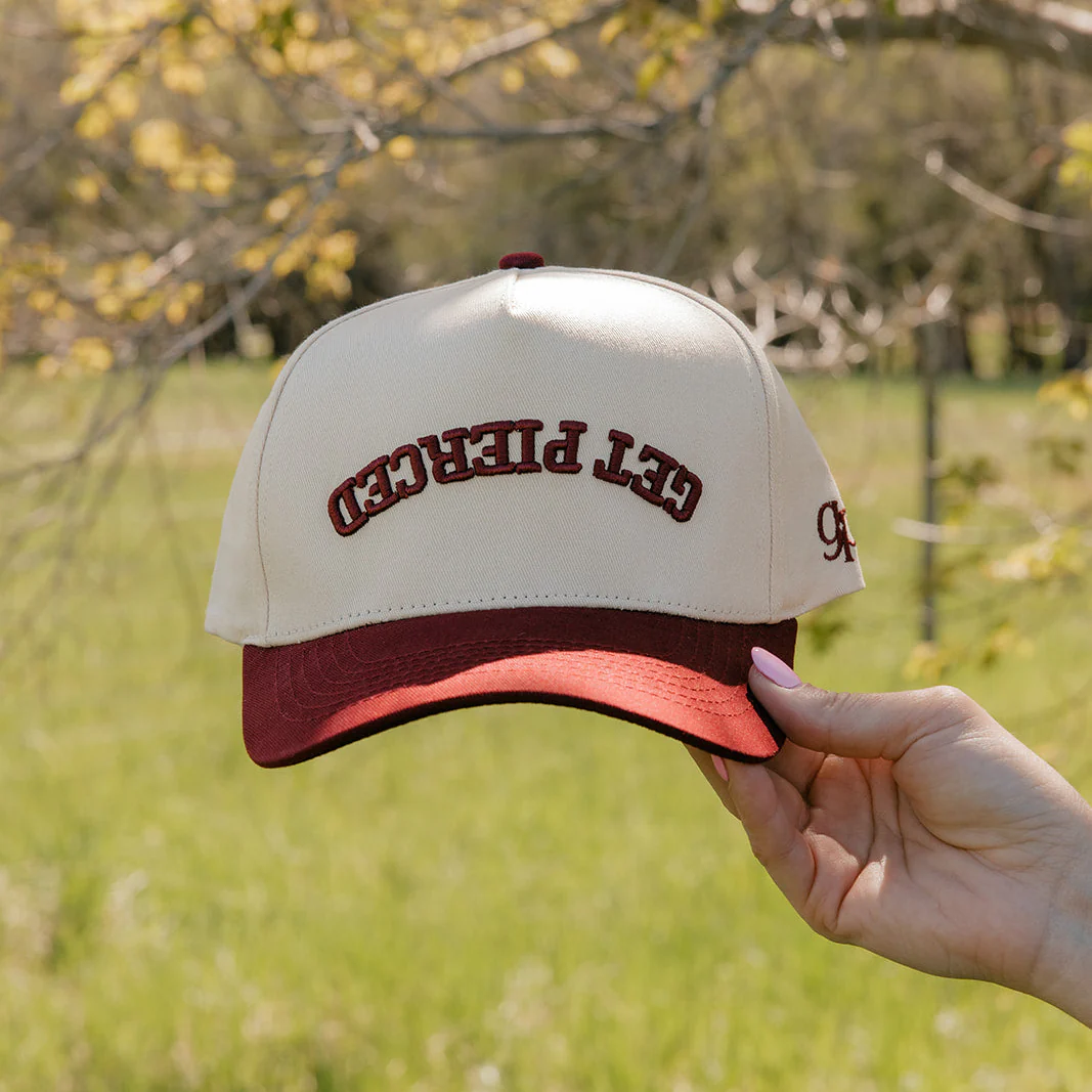 Get Pierced Trucker Hat in Berry - Image 3