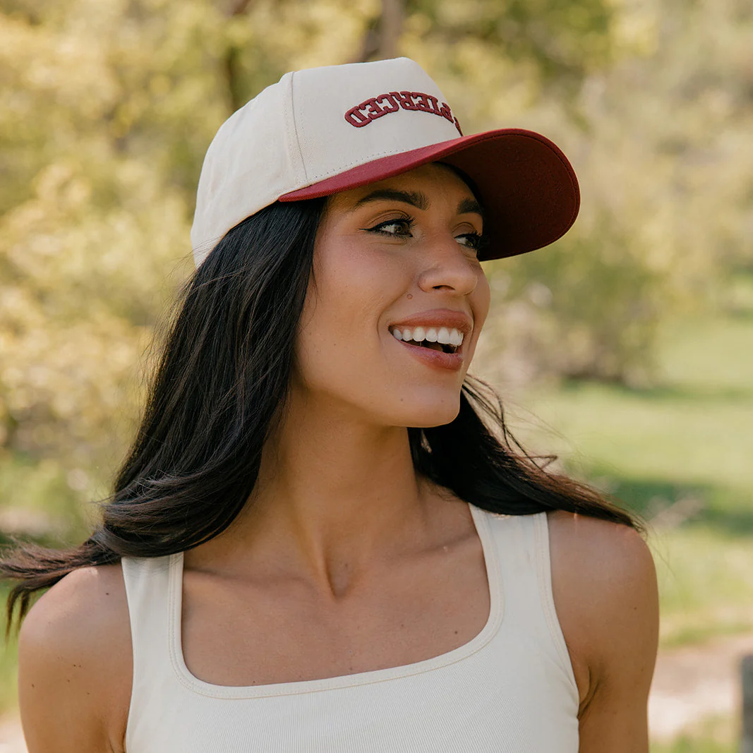 Get Pierced Trucker Hat in Berry - Image 6