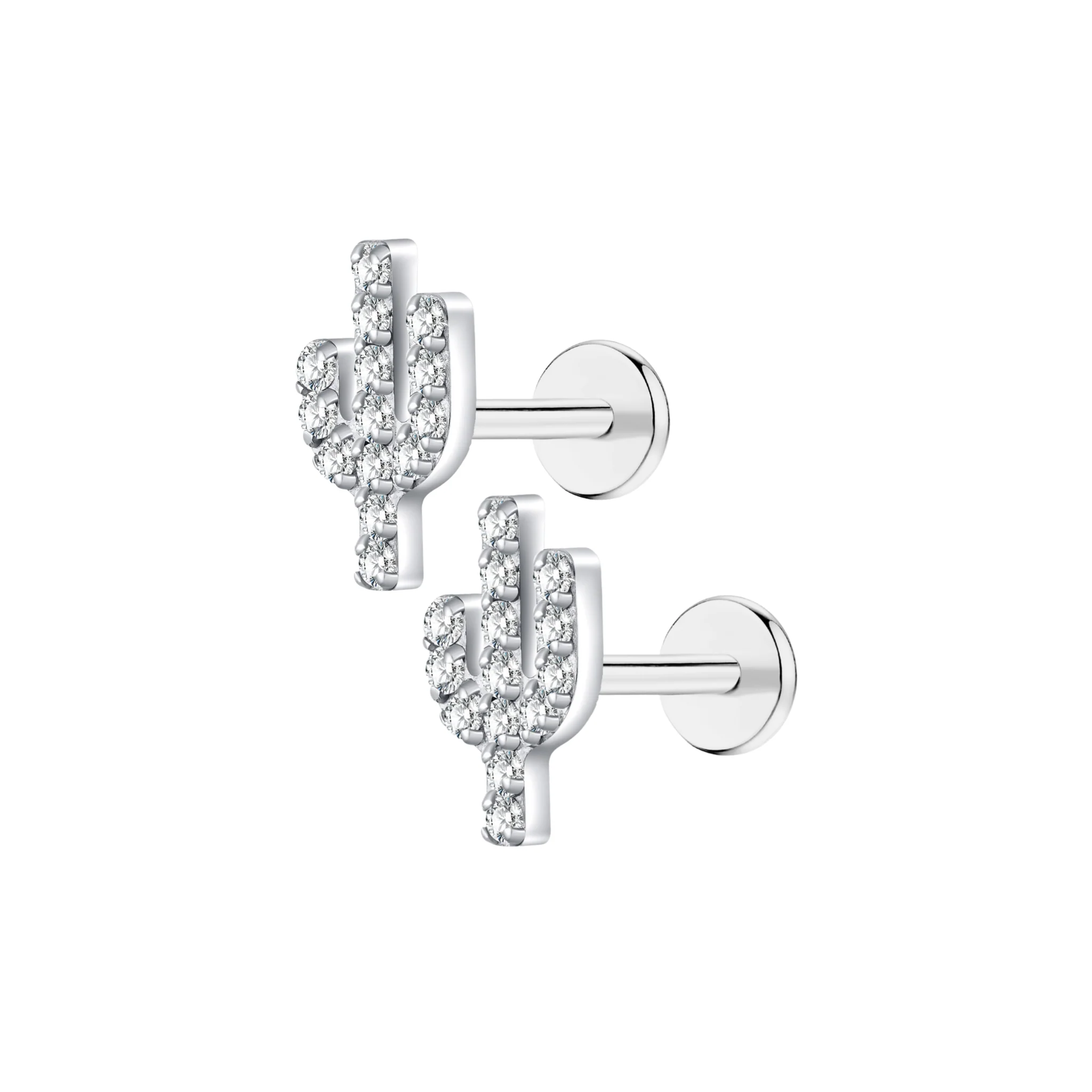 Glam Cactus Flat Back Stud - Image 9