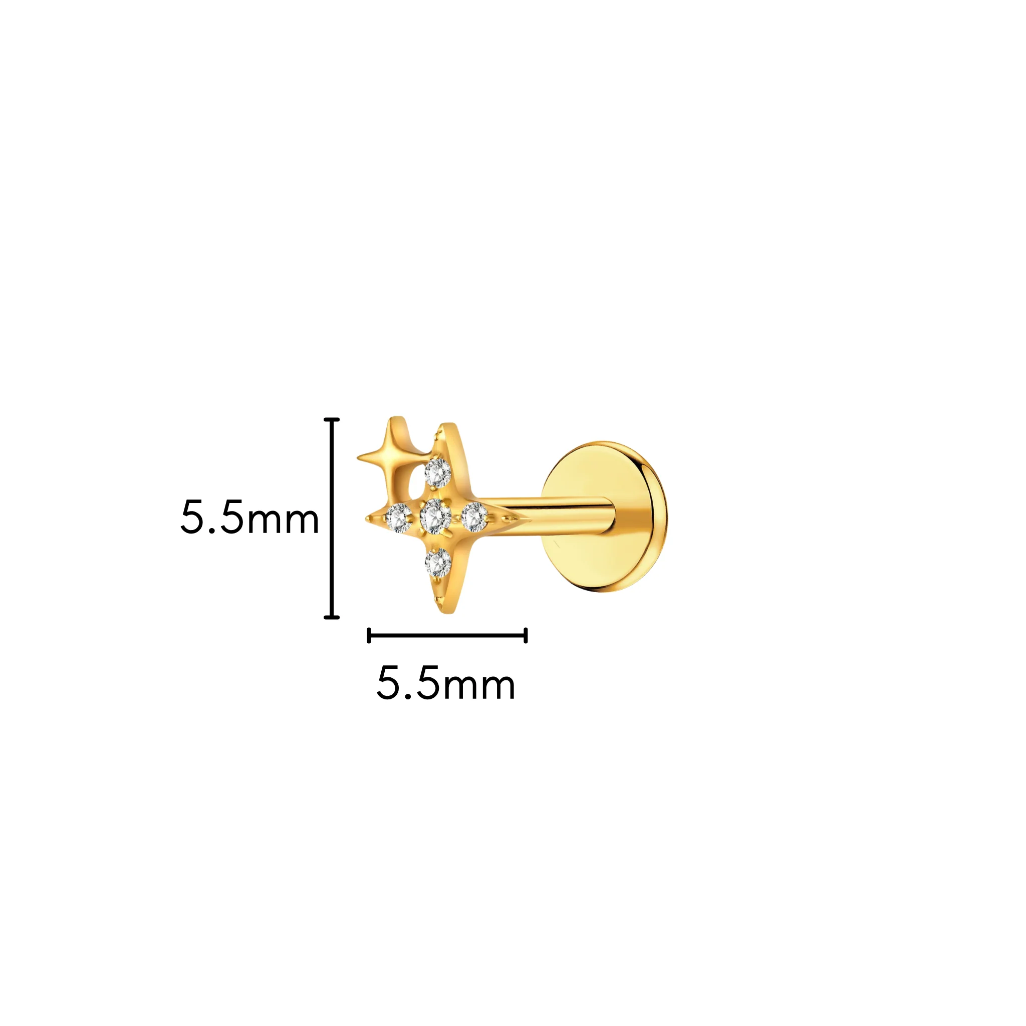 GP 4-Point Flat Back Stud - Image 7
