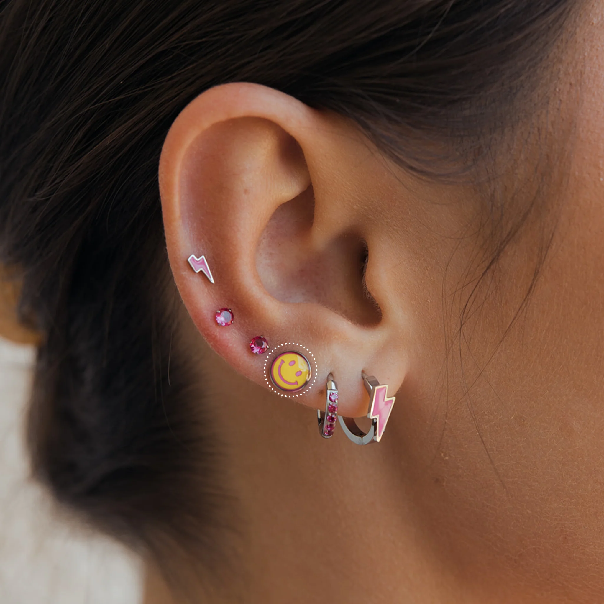 Good Vibes Only Flat Back Stud - Image 3