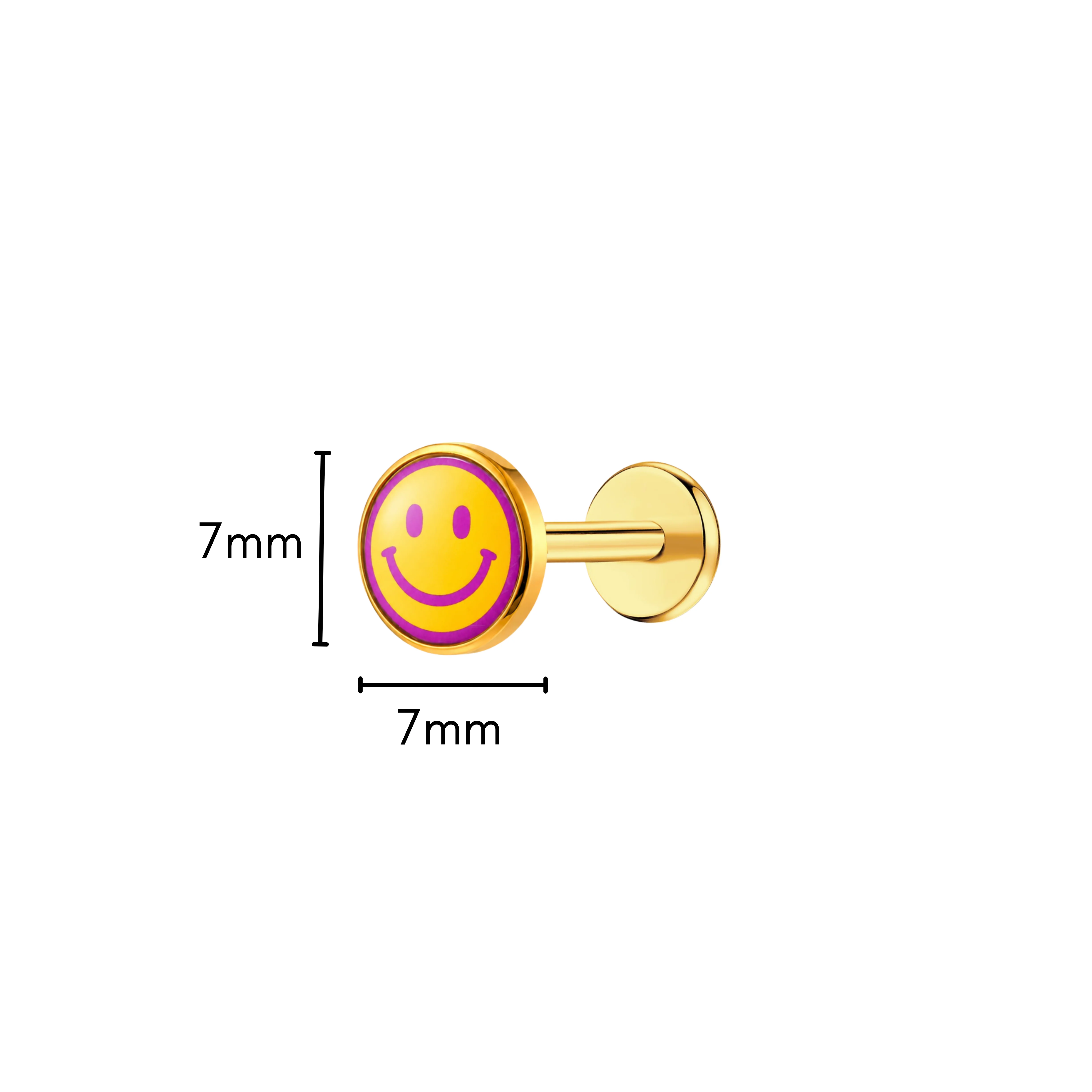 Good Vibes Only Flat Back Stud - Image 6