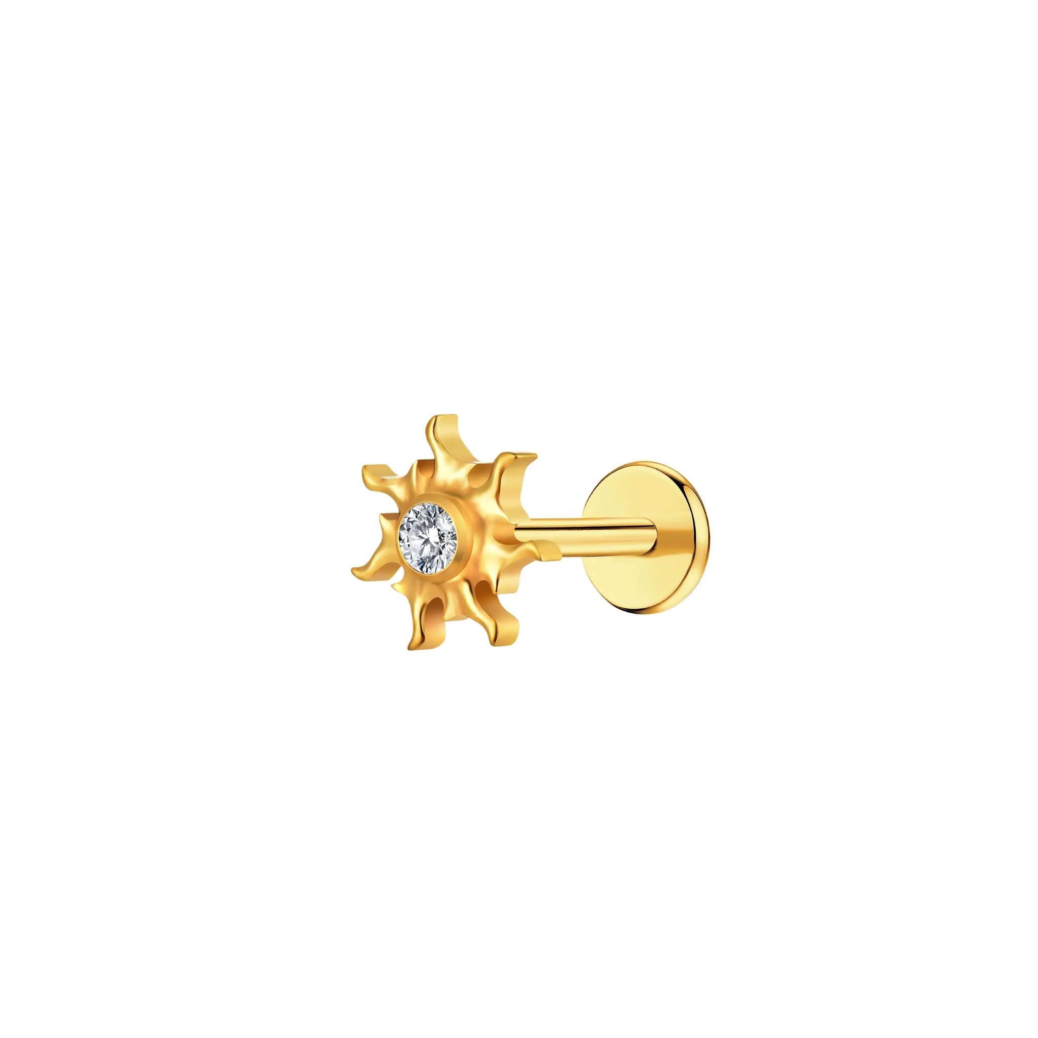 Heat Wave Flat Back Stud