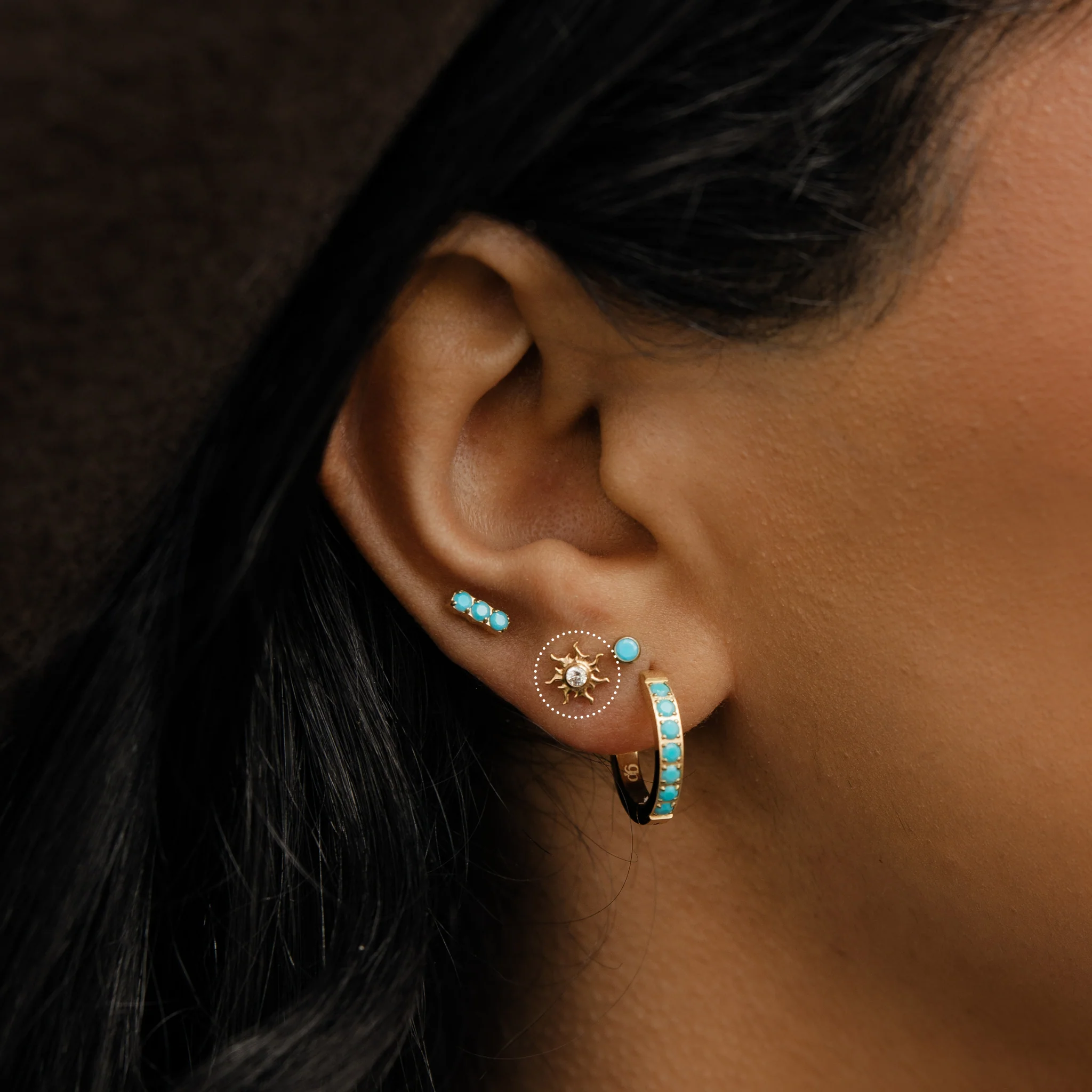 Heat Wave Flat Back Stud - Image 3