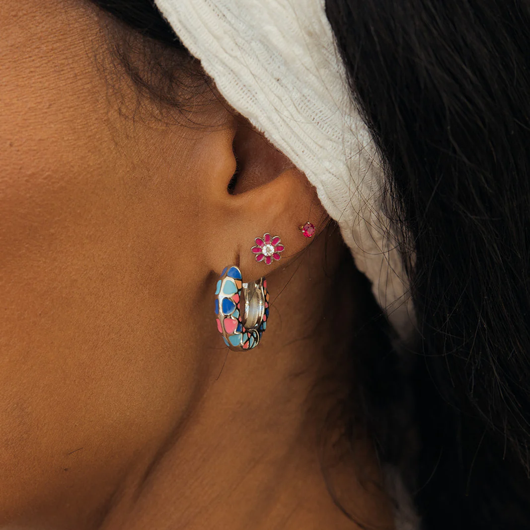 Pink Punch Classy Girl Flat Back Stud - Image 5