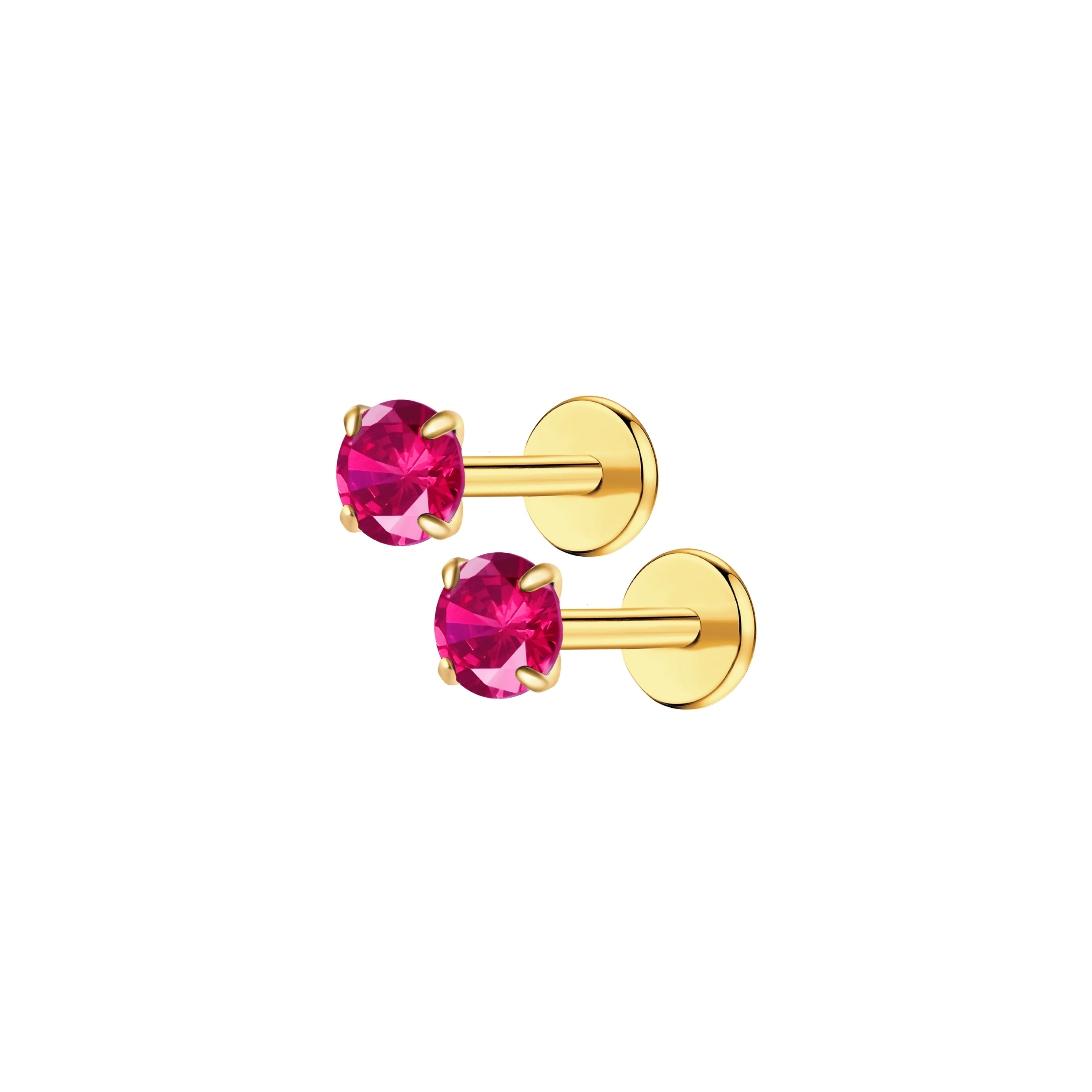 Pink Punch Classy Girl Flat Back Stud - Image 8