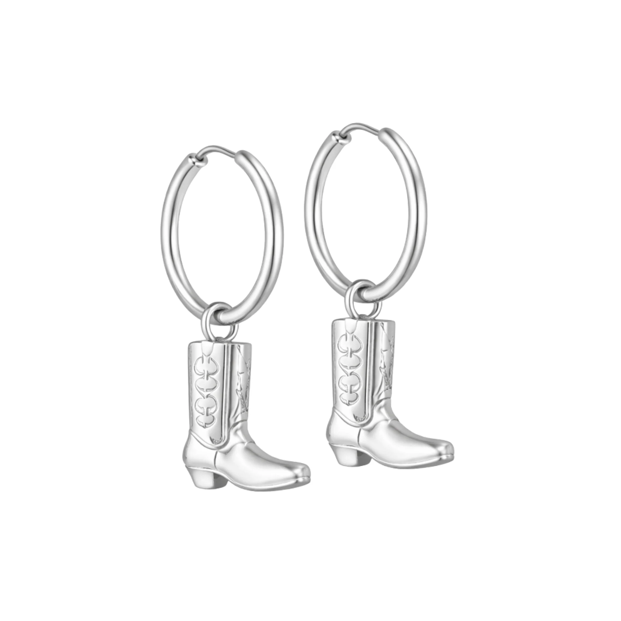Kick the Dust Up Hoops in Titanium - Image 2