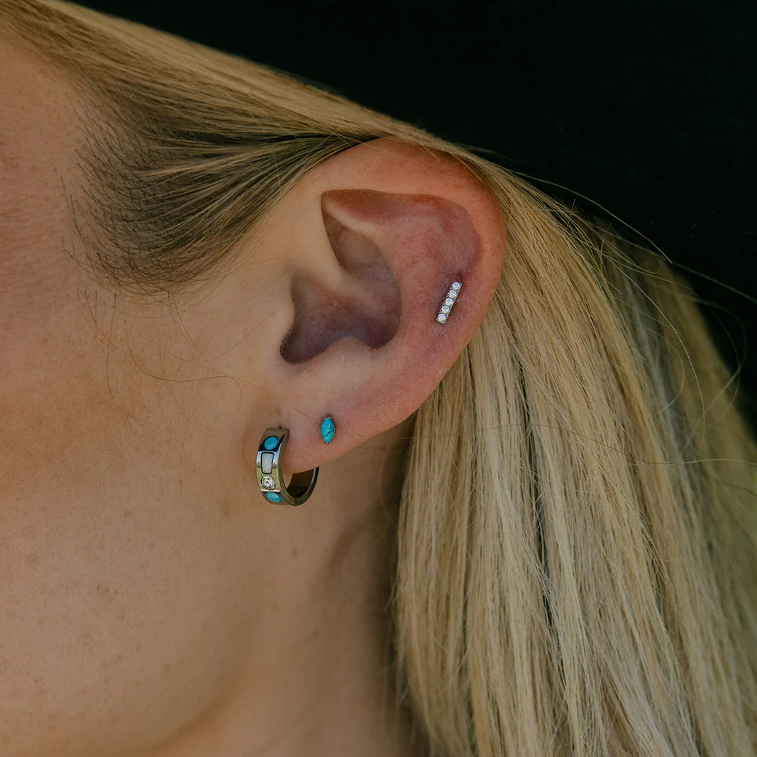 Lonestar Hoops in Titanium - Image 6