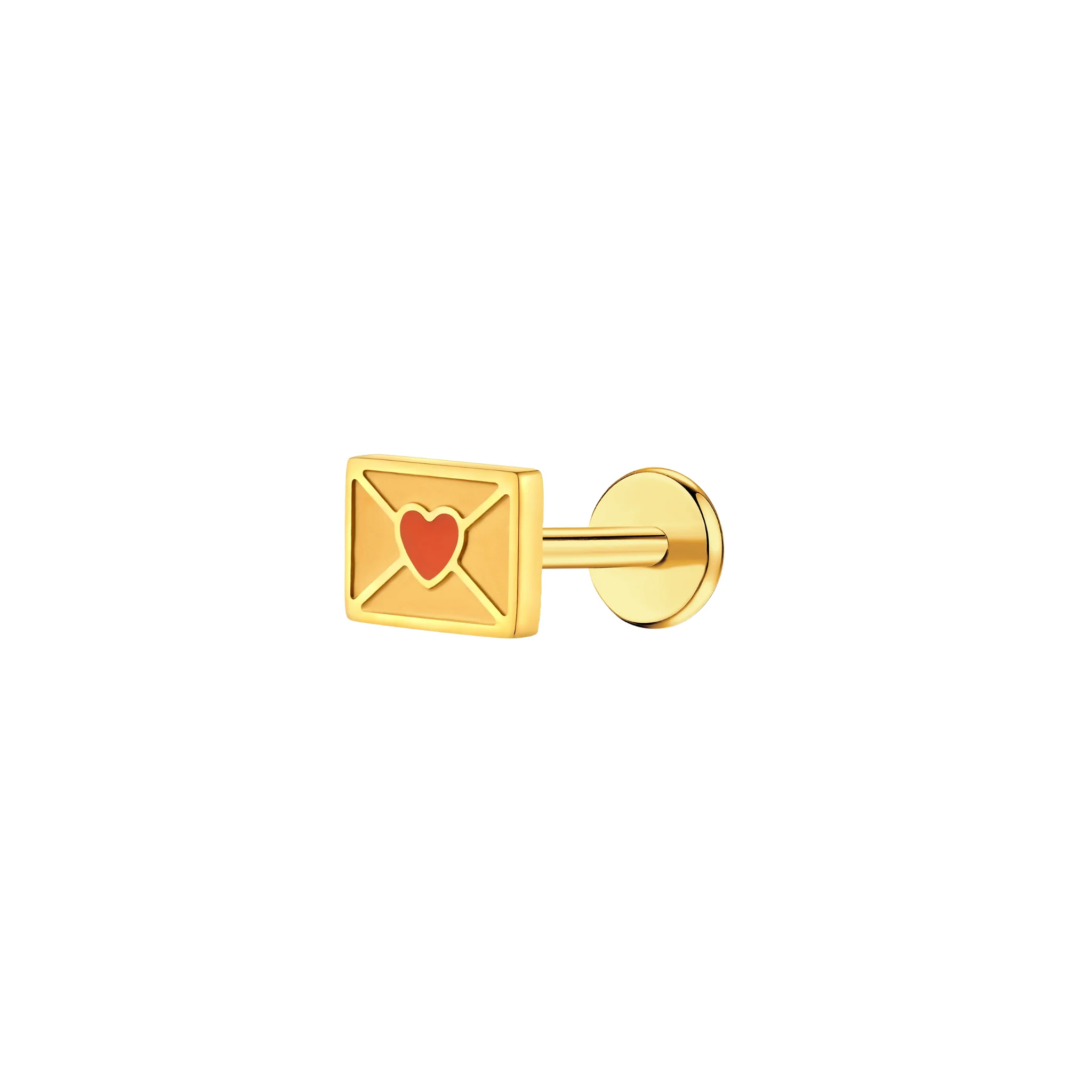 Love Letter Flat Back Stud