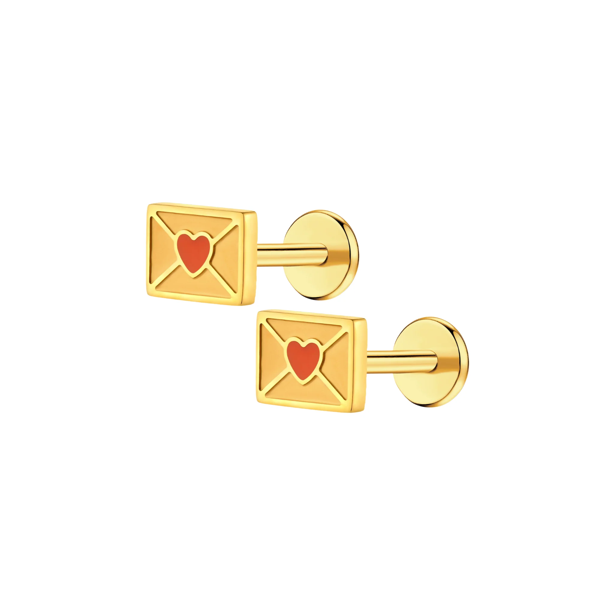 Love Letter Flat Back Stud - Image 8