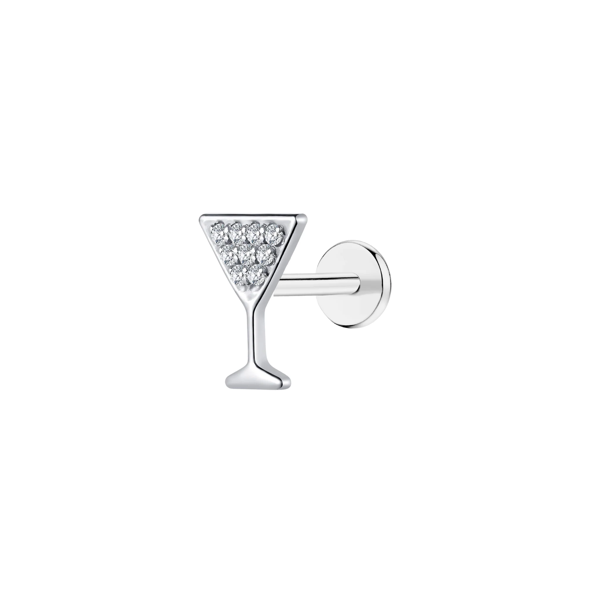 Martini Flat Back Stud - Image 2