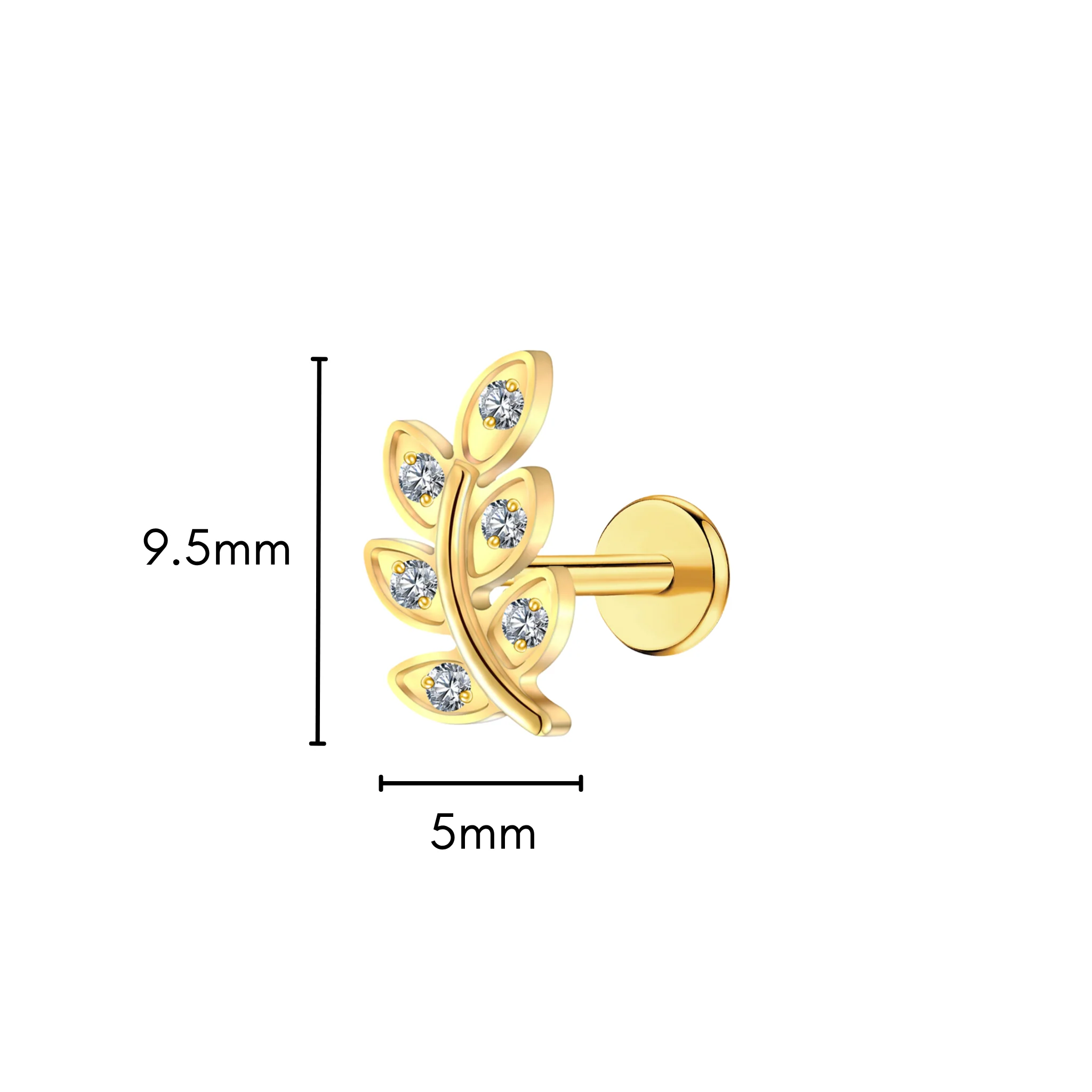 Morning Dew Flat Back Stud - Image 5