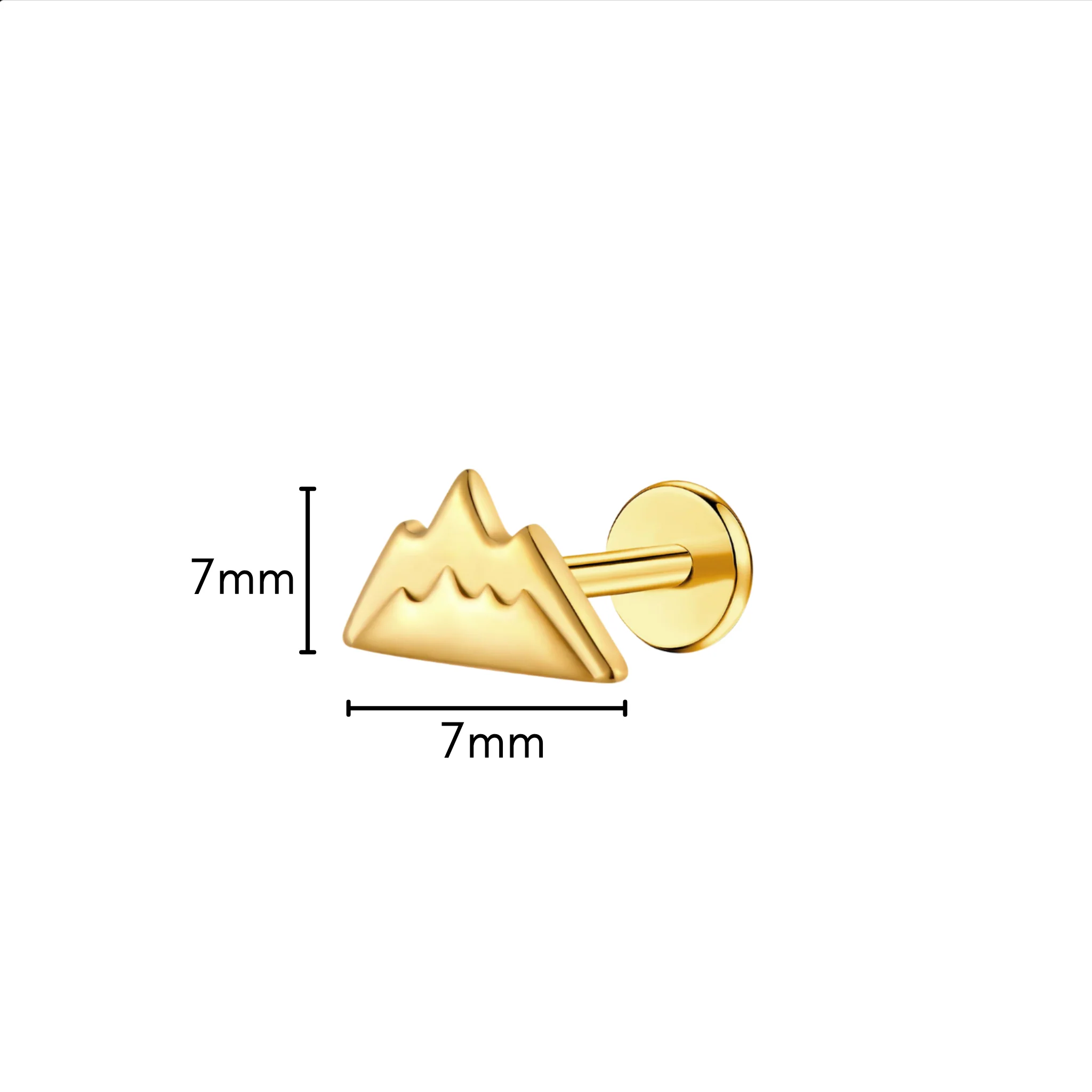 Grand Tetons Flat Back Stud - Image 6