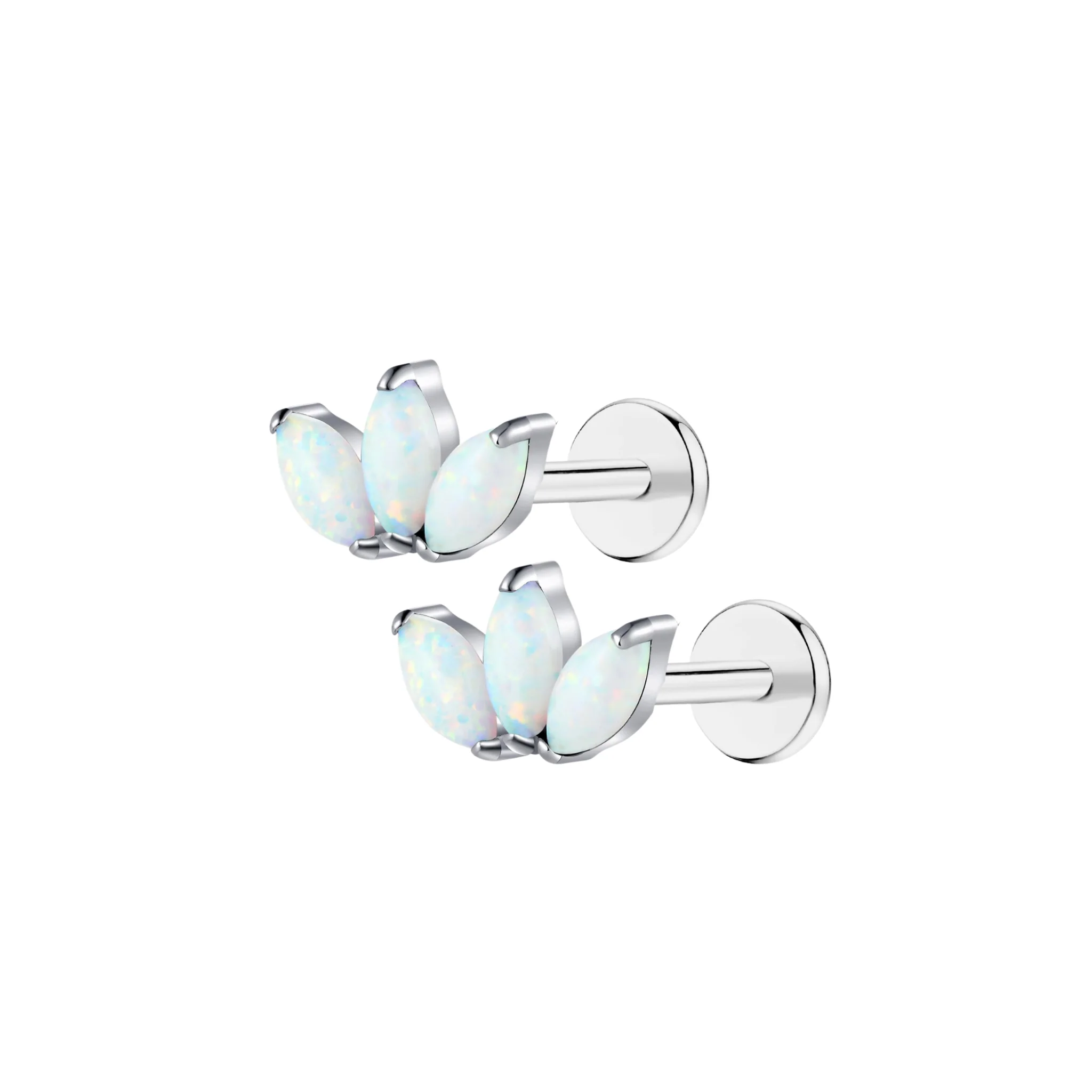 Opal Crown Jewel Flat Back Stud - Image 8