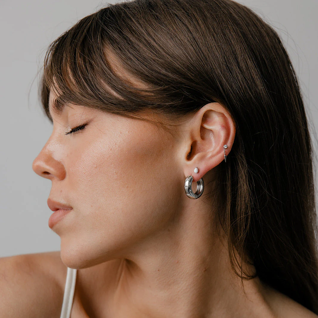 Opal Teardrop Flat Back Stud - Image 4
